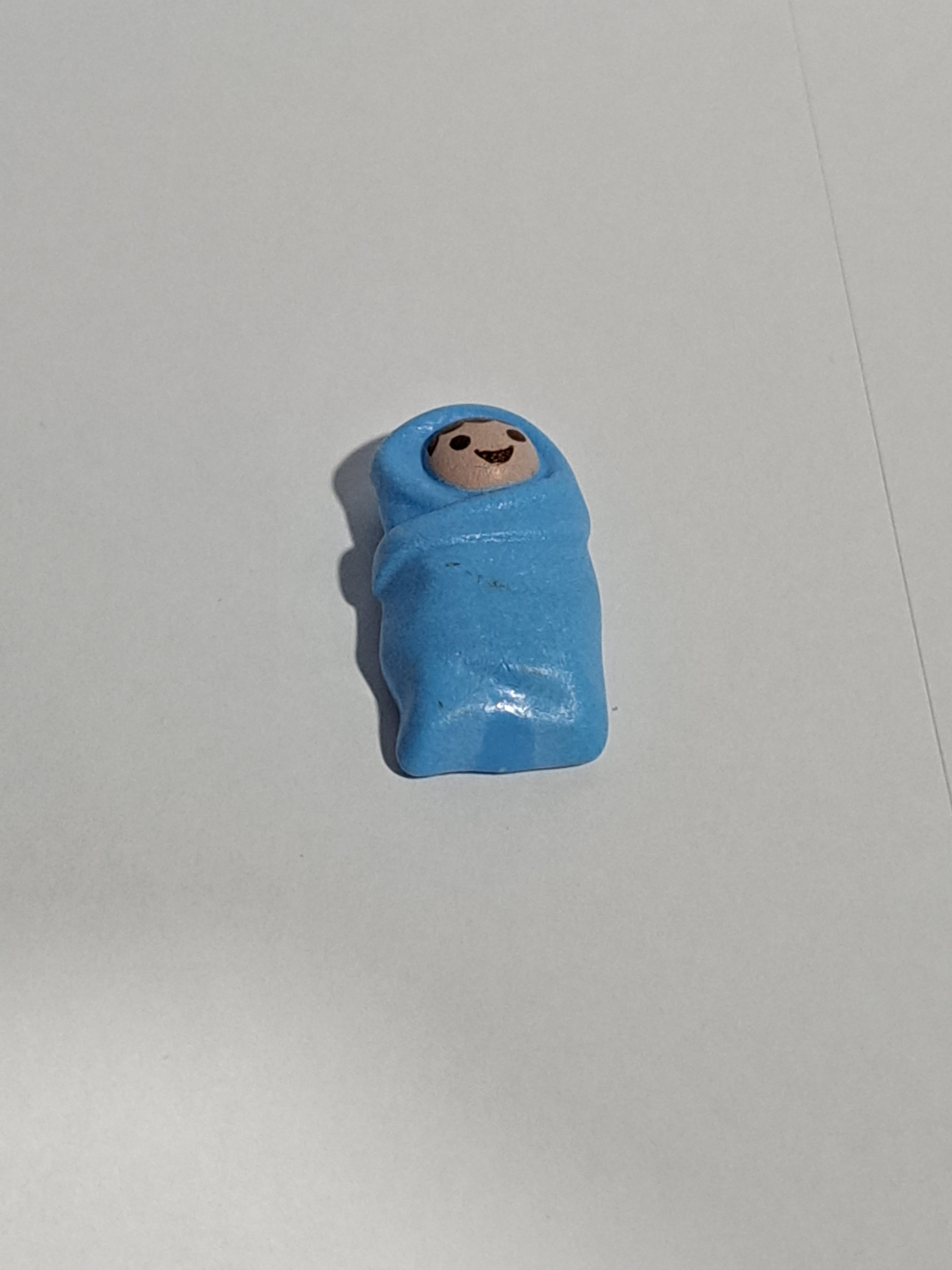 PLAYMOBIL BEBE EN MANTITA MARRON , JESUS - 30/10/23