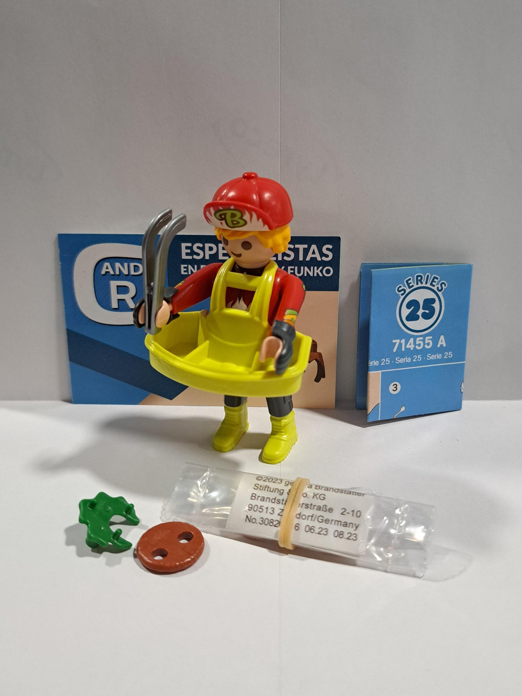 PLAYMOBIL SERIE 25 CHICOS VENDEDOR DE HAMBURGUESAS
