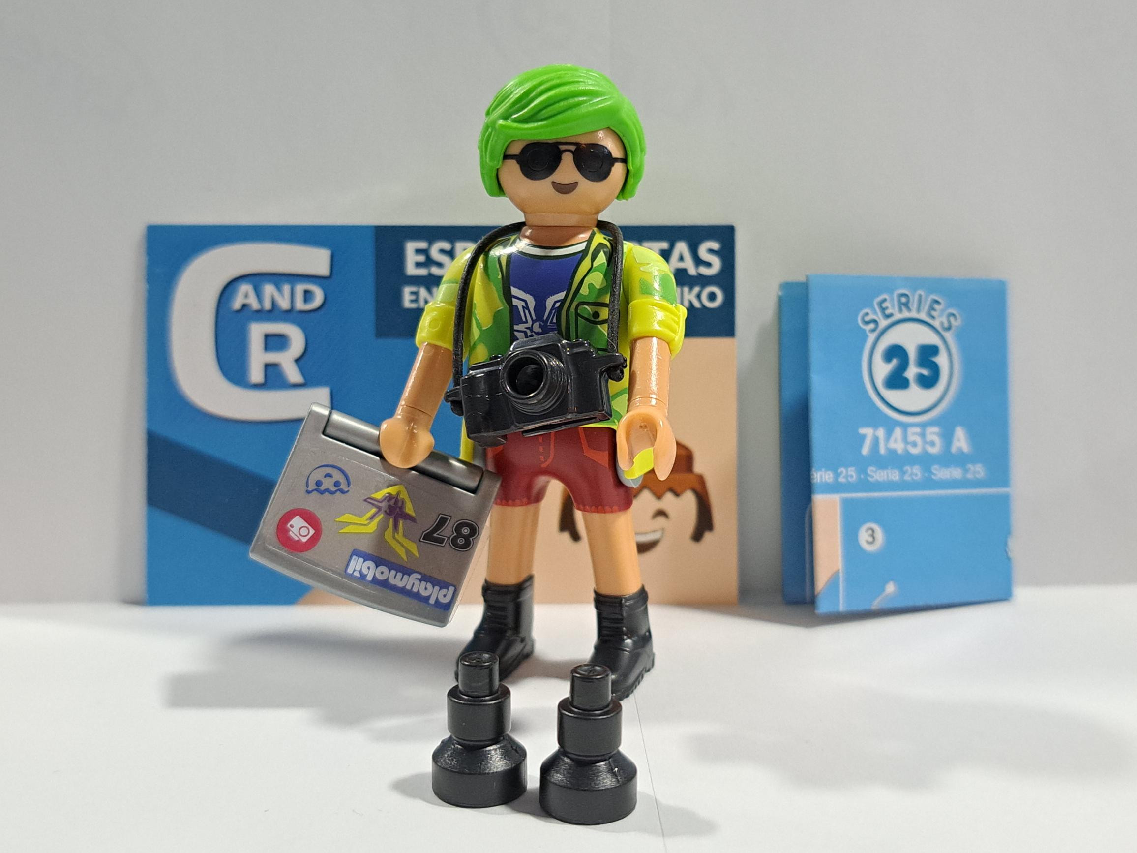 PLAYMOBIL SERIE 25 CHICOS TURISTA , INFLUENCER