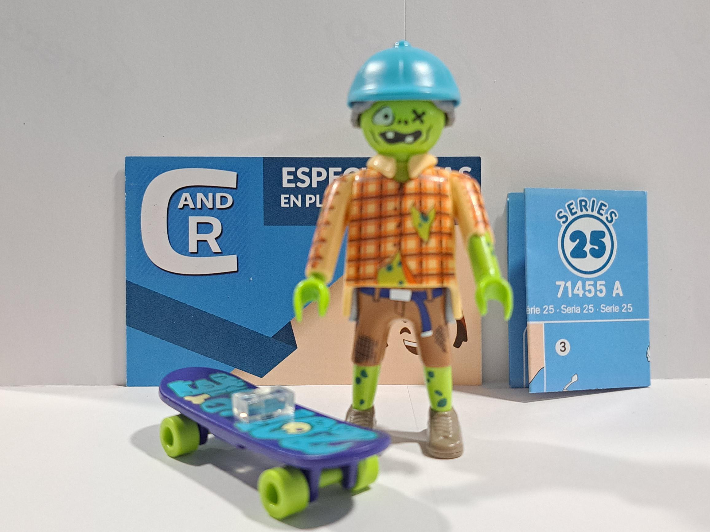 PLAYMOBIL SERIE 25 CHICOS SKATER ZOMBIE