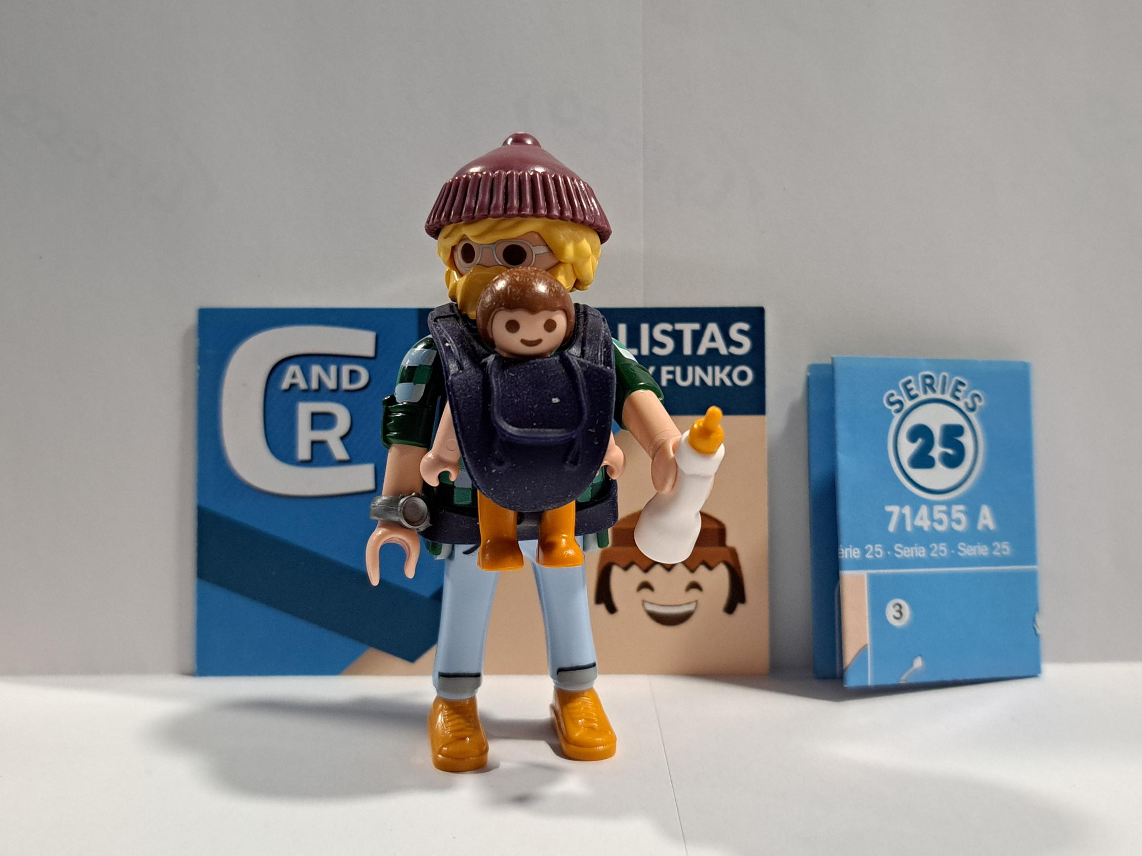 PLAYMOBIL SERIE 25 CHICOS HOMBRE CON BEBE
