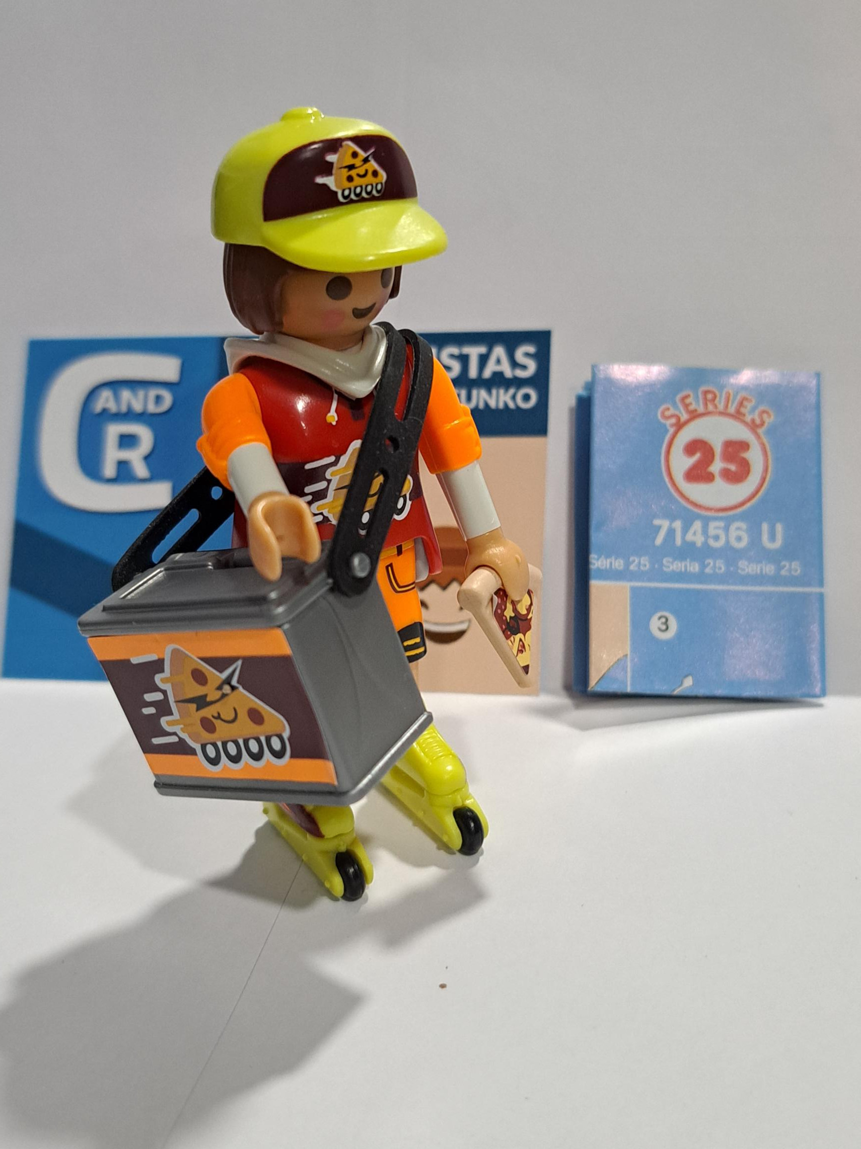 PLAYMOBIL SERIE 25 CHICAS VENDEDORA PIZZA