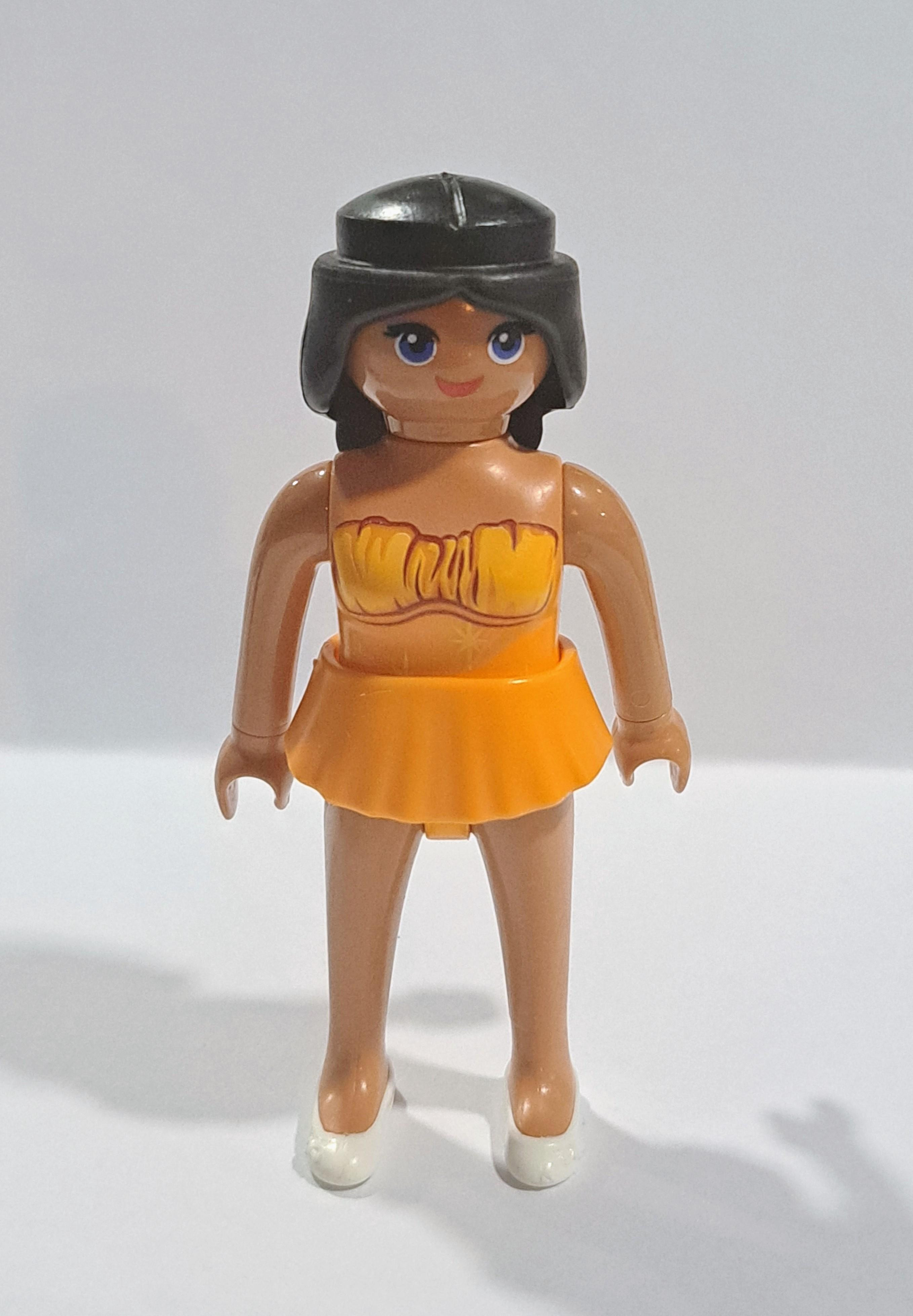 PLAYMOBIL CHICA MORENA CON FALDA - 10/6/21