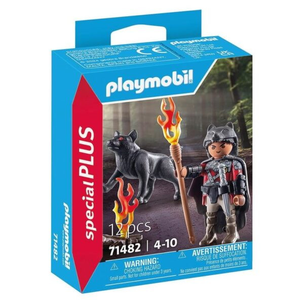 PLAYMOBIL ESPECIAL PLUS 71482 - GUERRERO CON LOBO