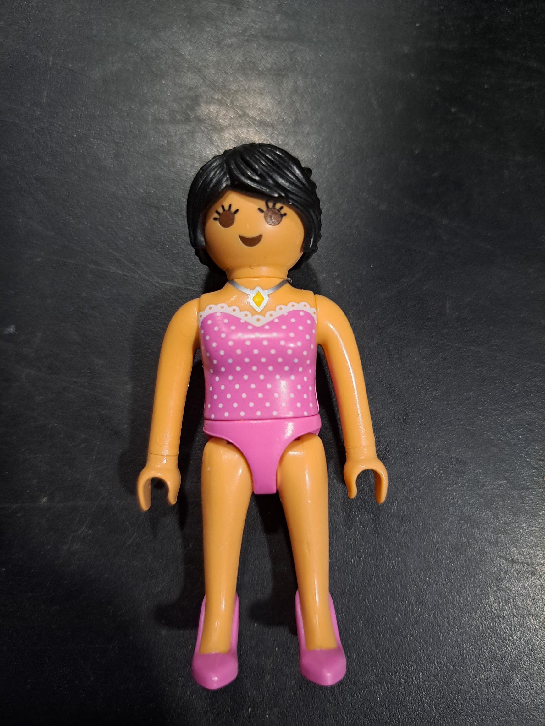 PLAYMOBIL FIGURA MUJER ROPA INTERIOR ROSA - 25/6/21