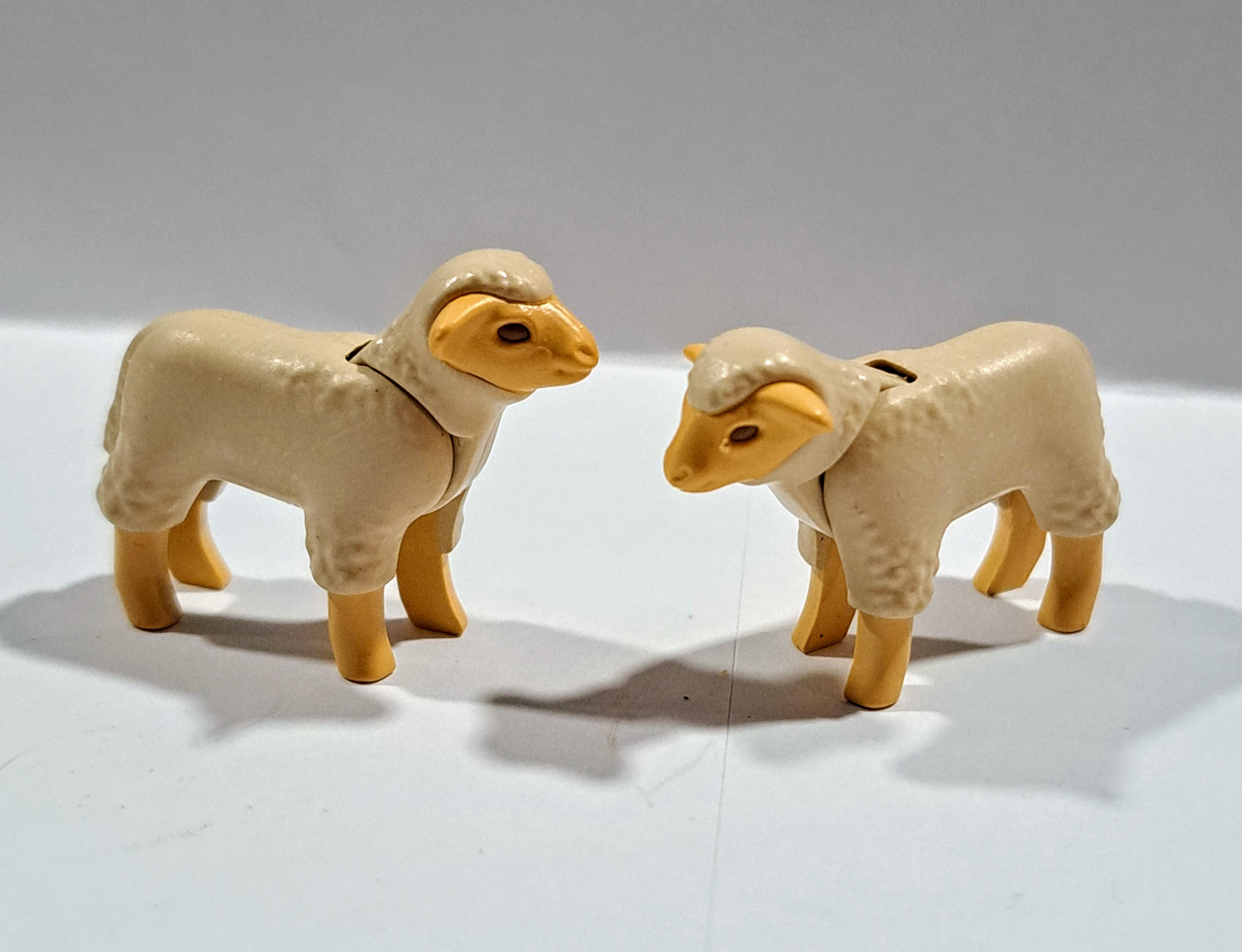 PLAYMOBIL PAREJA OVEJAS PEQUEÑAS CREMA - 25/6/21