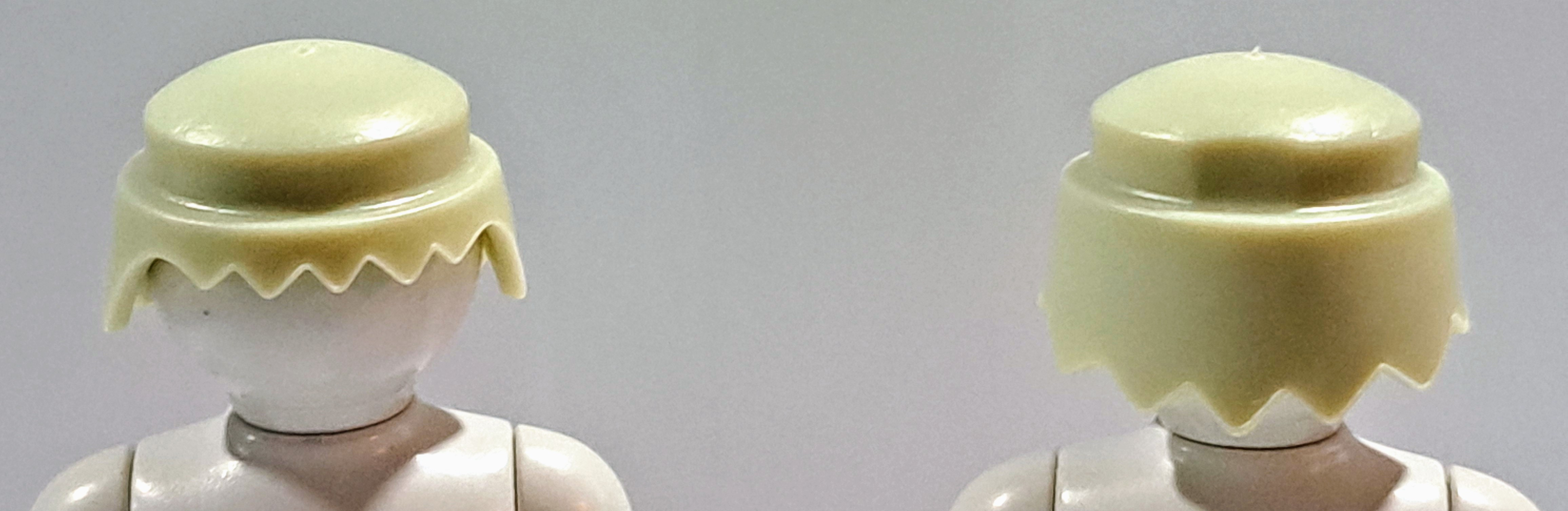 PLAYMOBIL 2X PELUCA GRIS CLASICA - 3/3/19