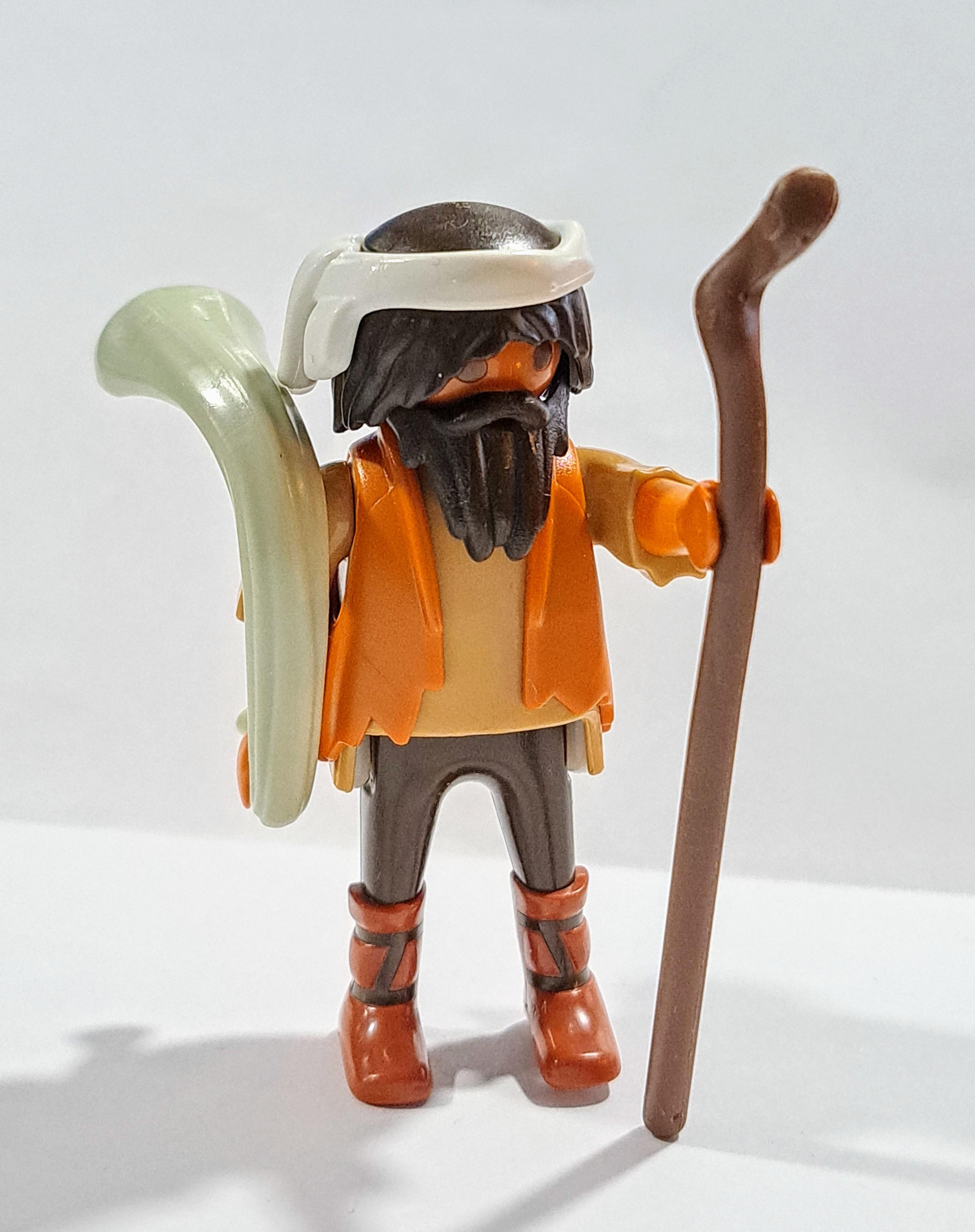 PLAYMOBIL PEREGRINO CON SACO Y BASTON , BELEN - 13/11/16