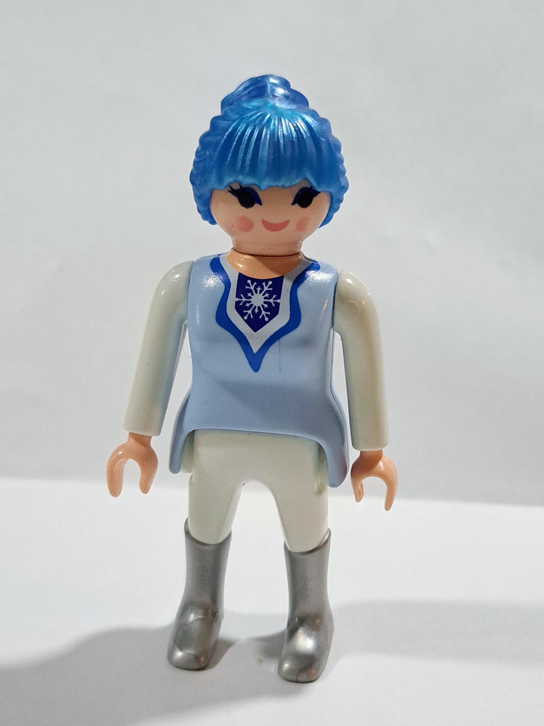 PLAYMOBIL FIGURA CHICA PELO AZUL - 13/11/16