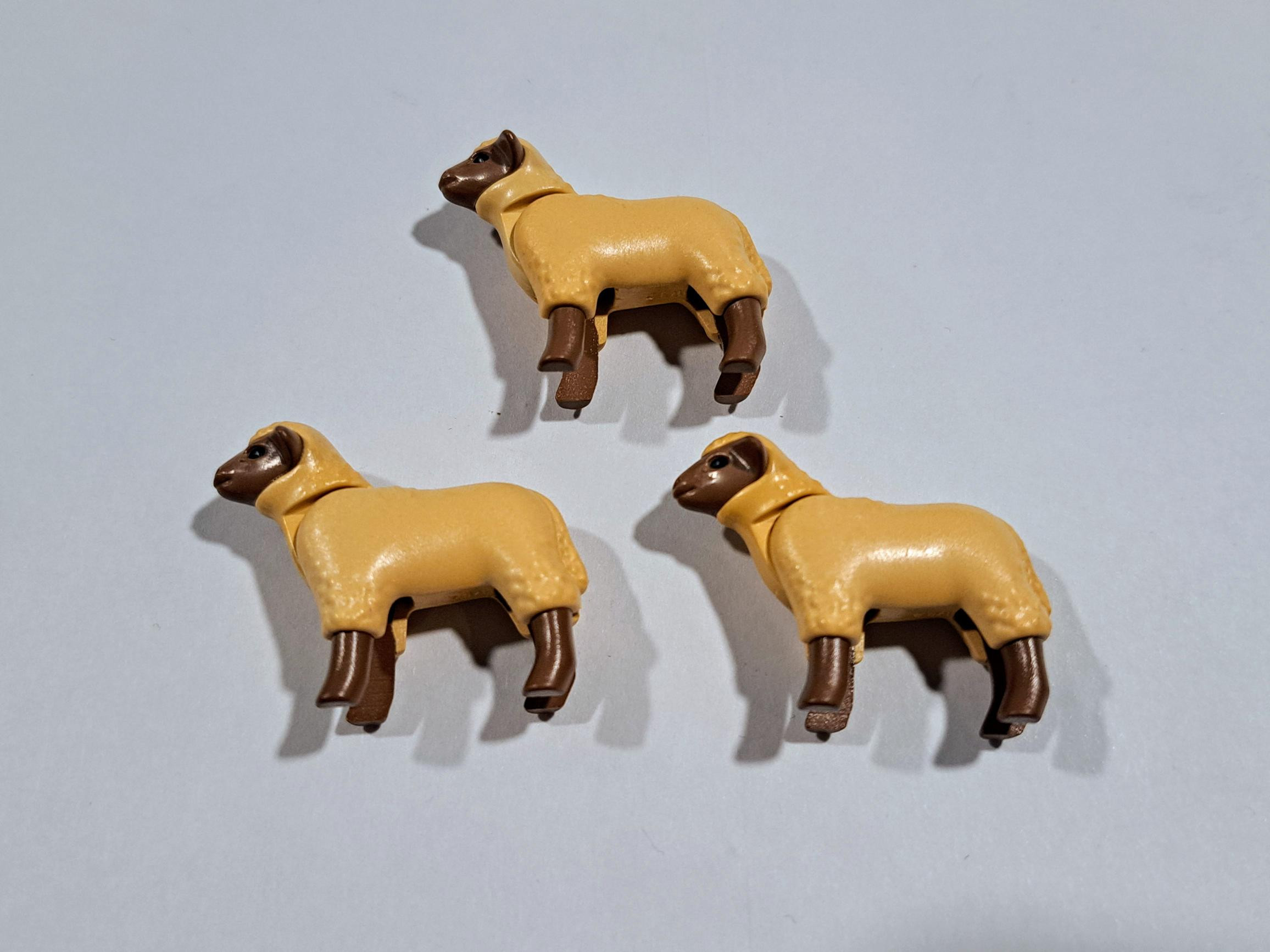 PLAYMOBIL 3X OVEJA PEQUEÑA NEGRA - 2/10/20