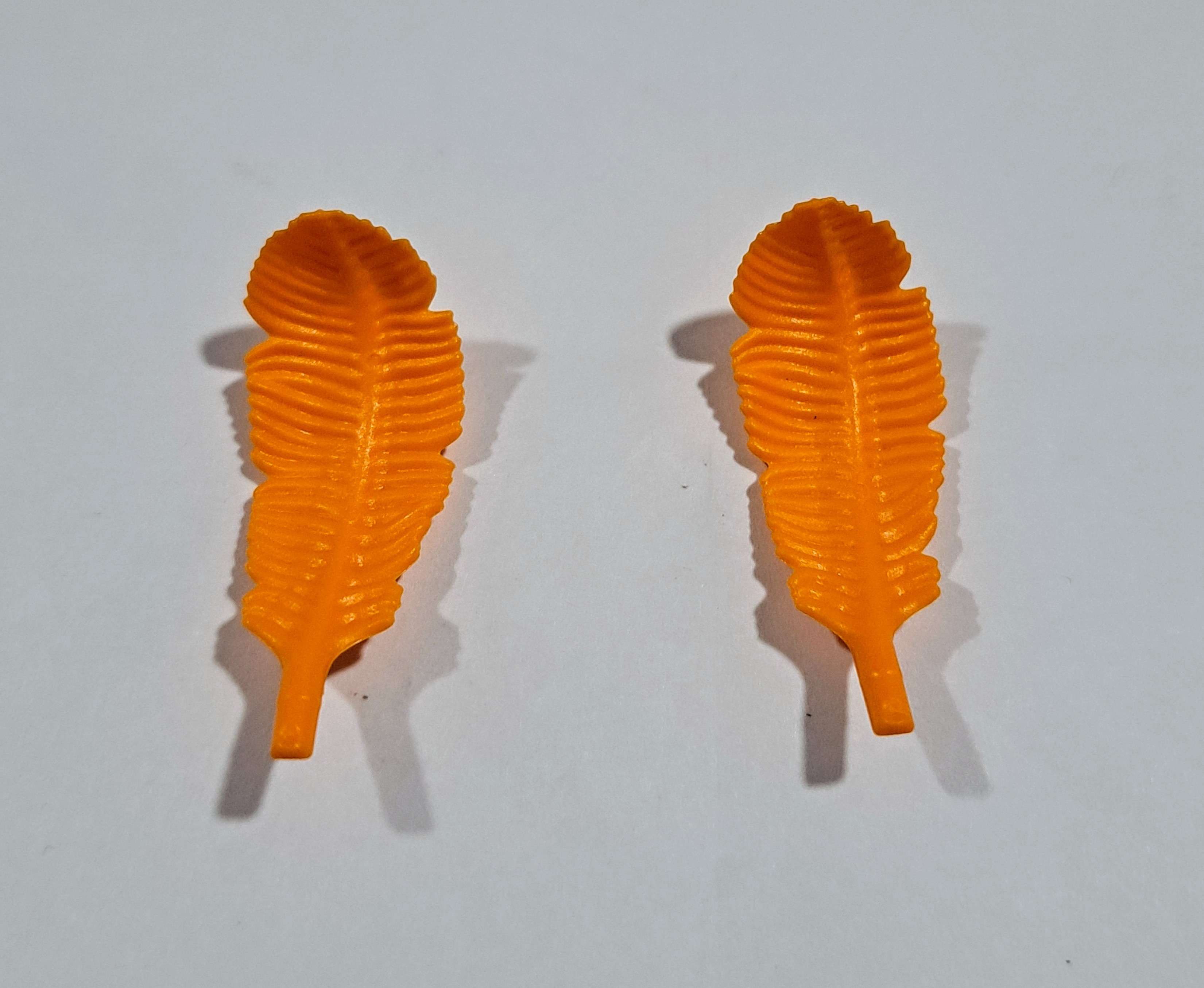 PLAYMOBIL 2X PLUMA NARANJA PARA CASCO - 2/10/20