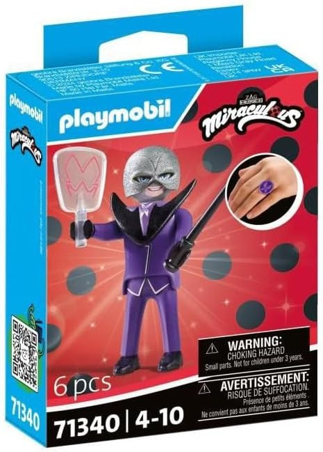 PLAYMOBIL LADYBUG , MIRACULOUS 71340 LEPIDOPTERO
