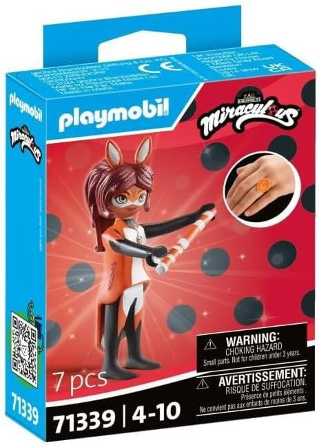 PLAYMOBIL LADYBUG , MIRACULOUS 71339 RENA ROJA