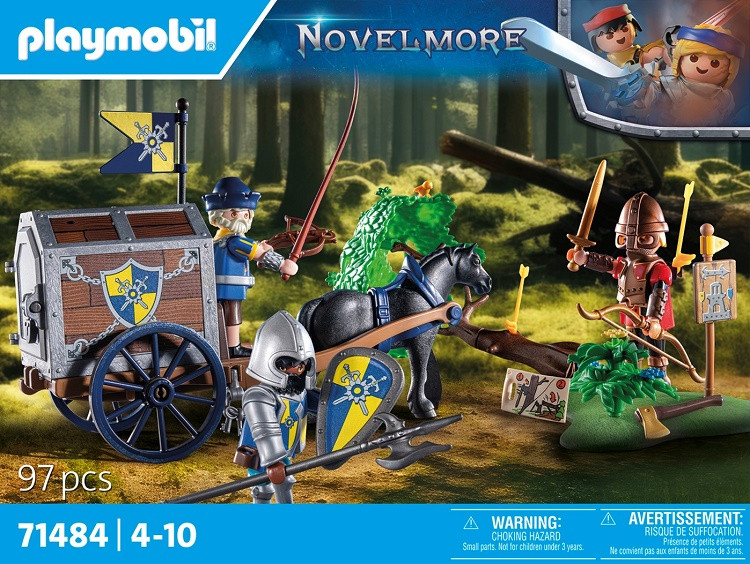 PLAYMOBIL NOVLEMORE 71484 CONVOY DEL DINERO CON BANDIDO