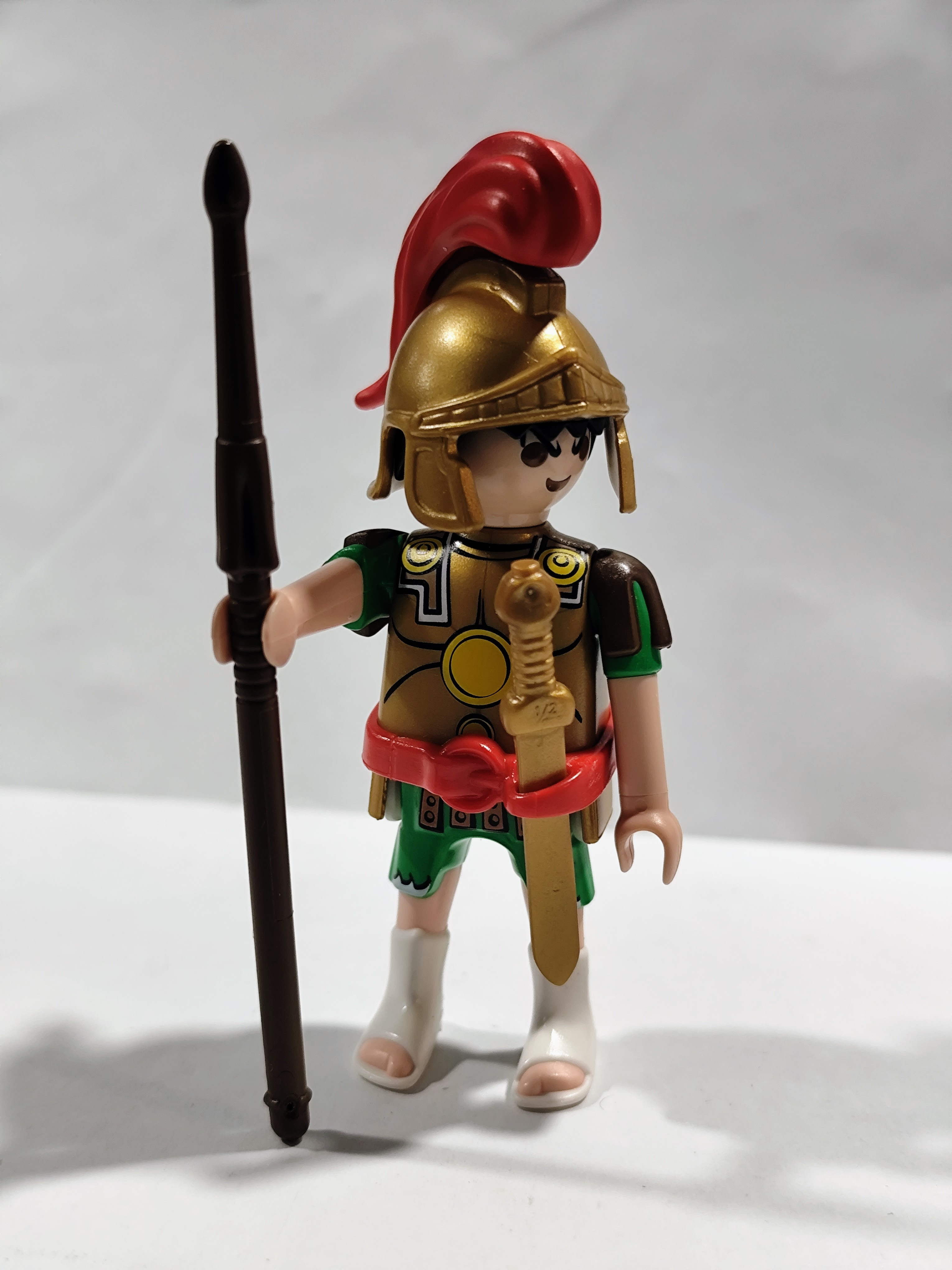 PLAYMOBIL GENERAL ROMANO VERDE CON NUEVA CRESTA - 2/7/24