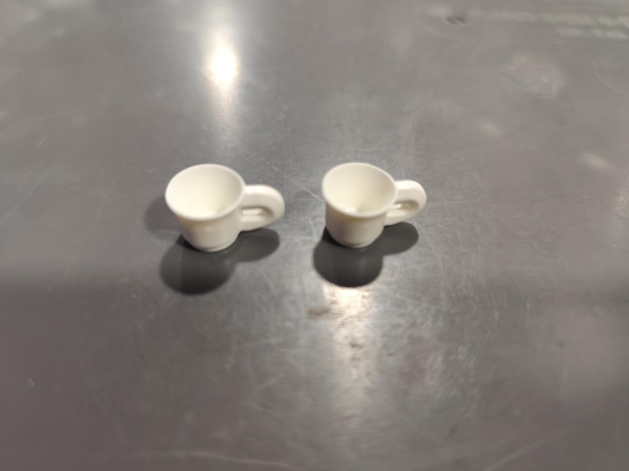 PLAYMOBIL 2X TAZA BLANCAS - 2/7/24