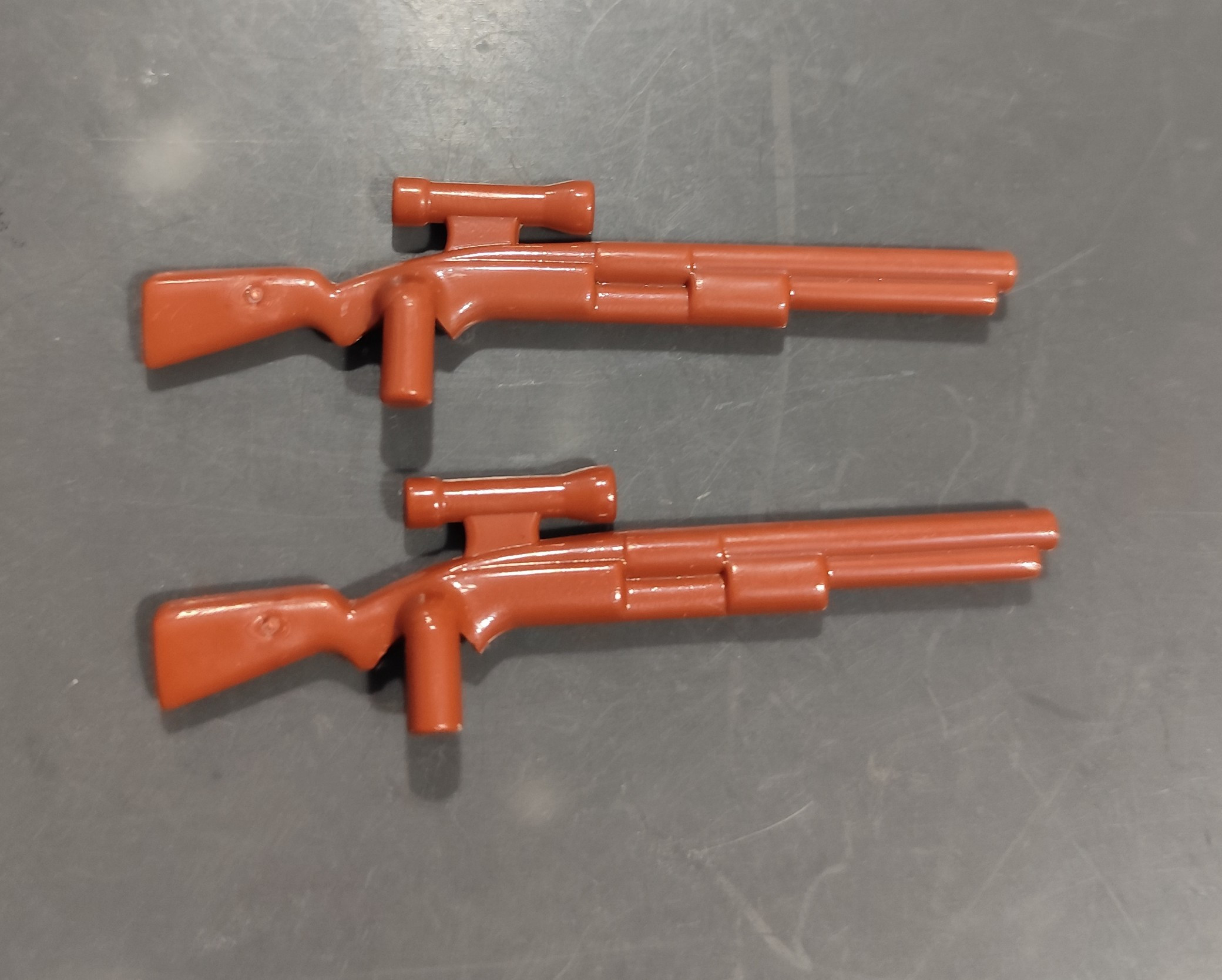 PLAYMOBIL 2X RIFLE CON MIRA TELESCOPICA - 2/7/24