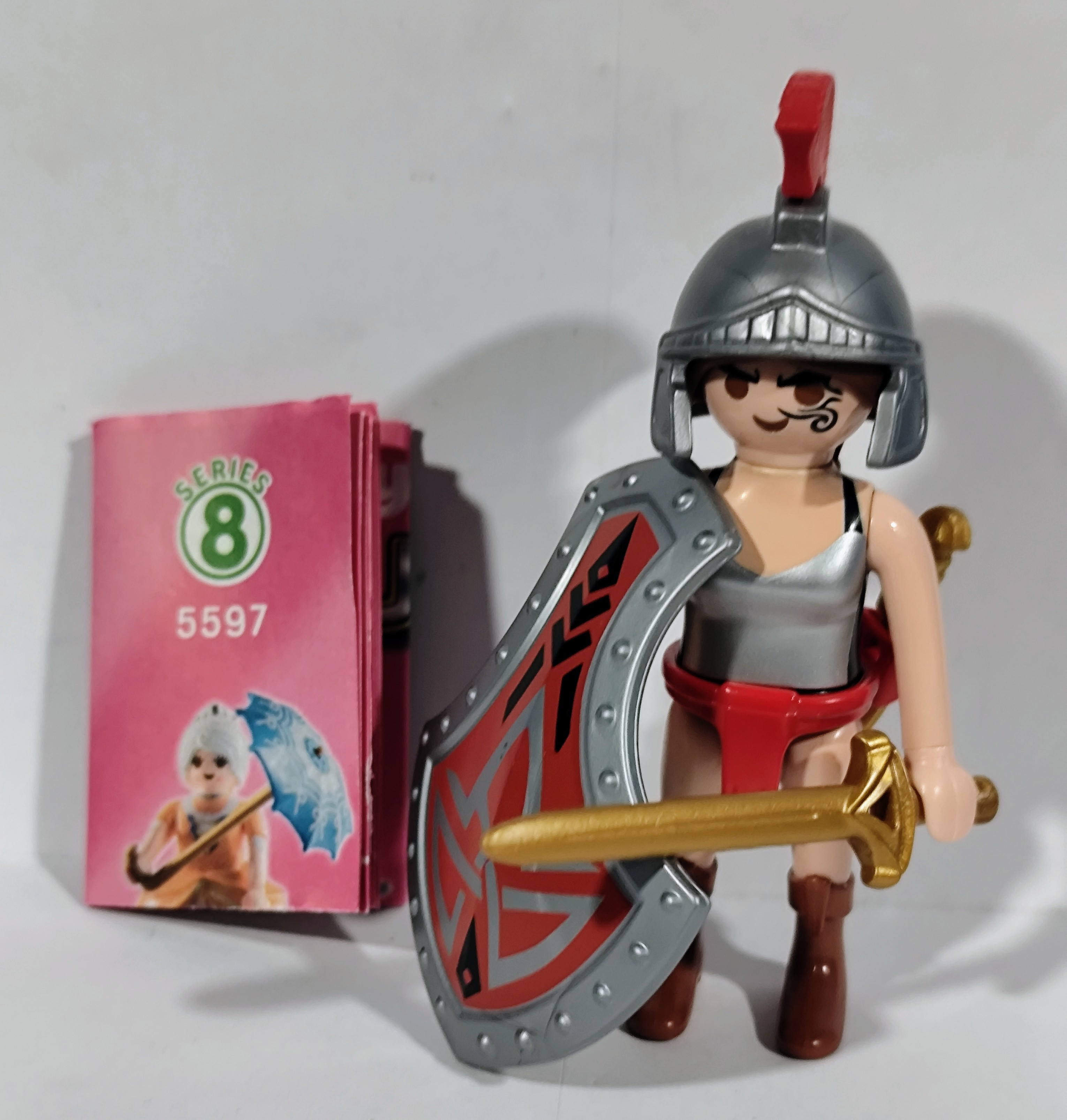 PLAYMOBIL MUJER GLADIADORA SERIE 8 - 8/1/21