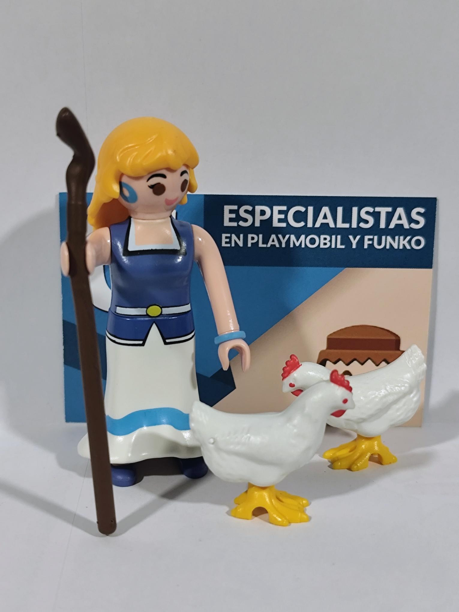PLAYMOBIL ALDEANA CON GALLINAS , BELEN - 10/11/18