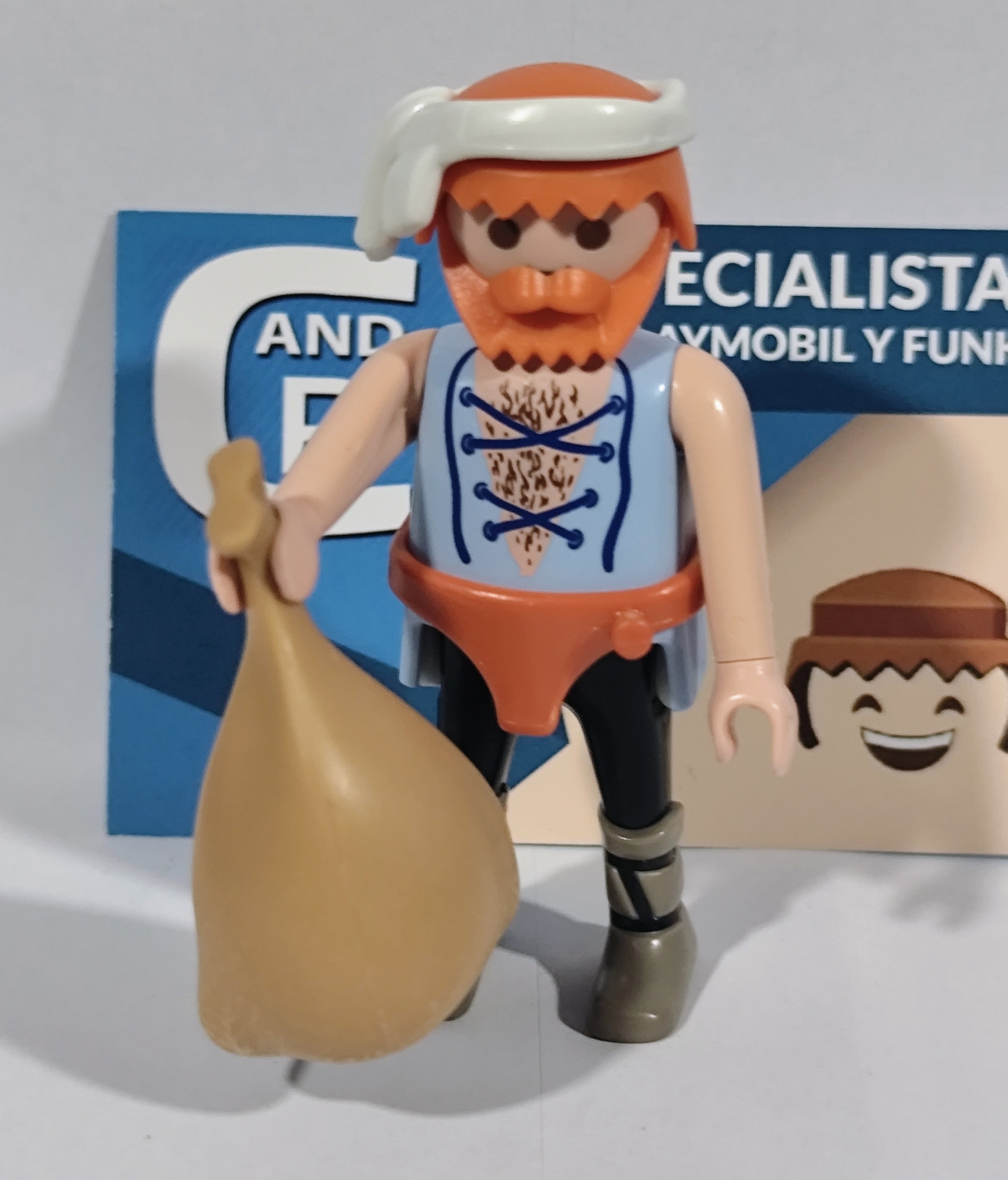 PLAYMOBIL ALDEANO CON SACO , BELEN - 10/11/18