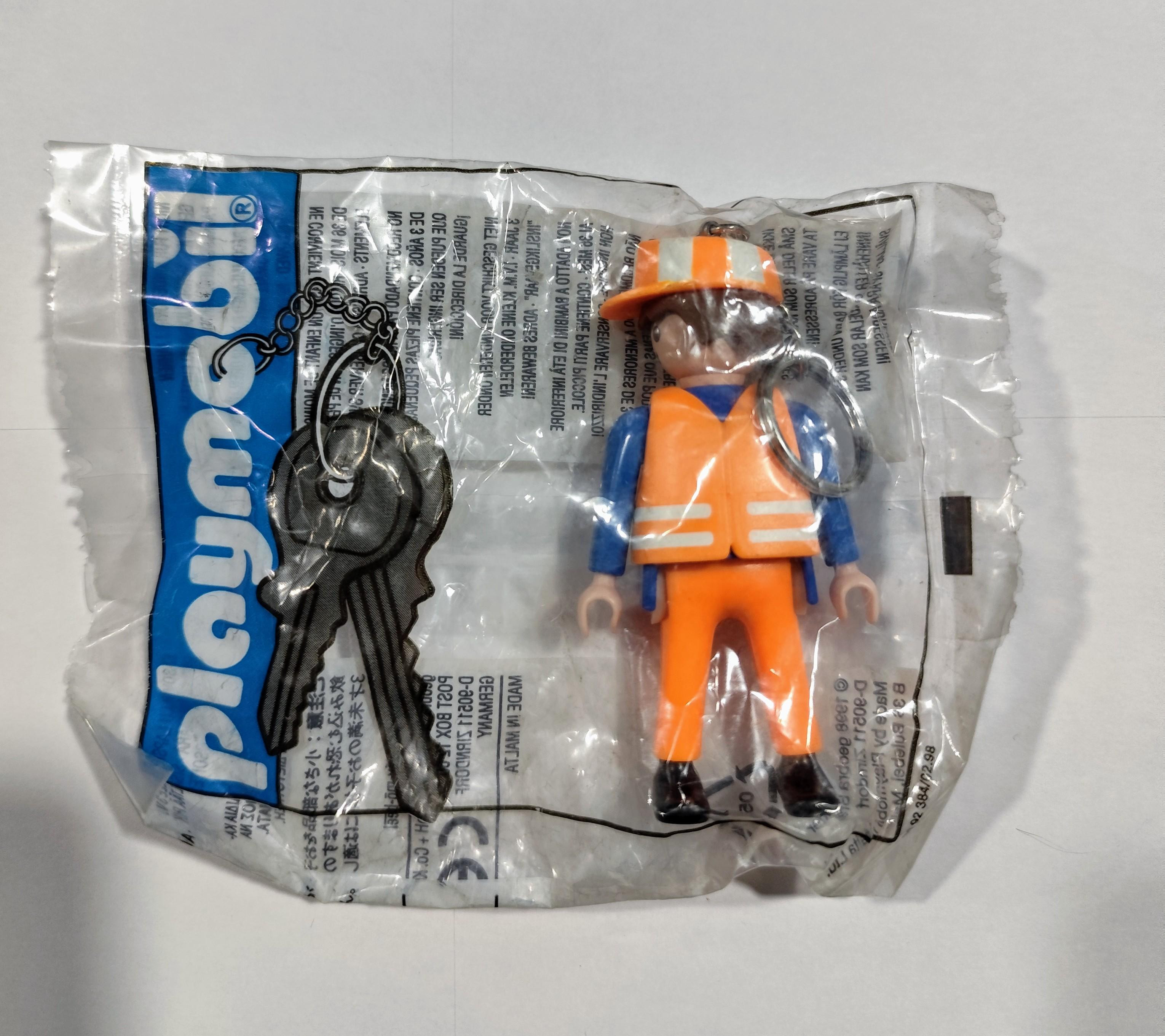 PLAYMOBIL LLAVERO ORIGINAL OBRERO - 15/9/20