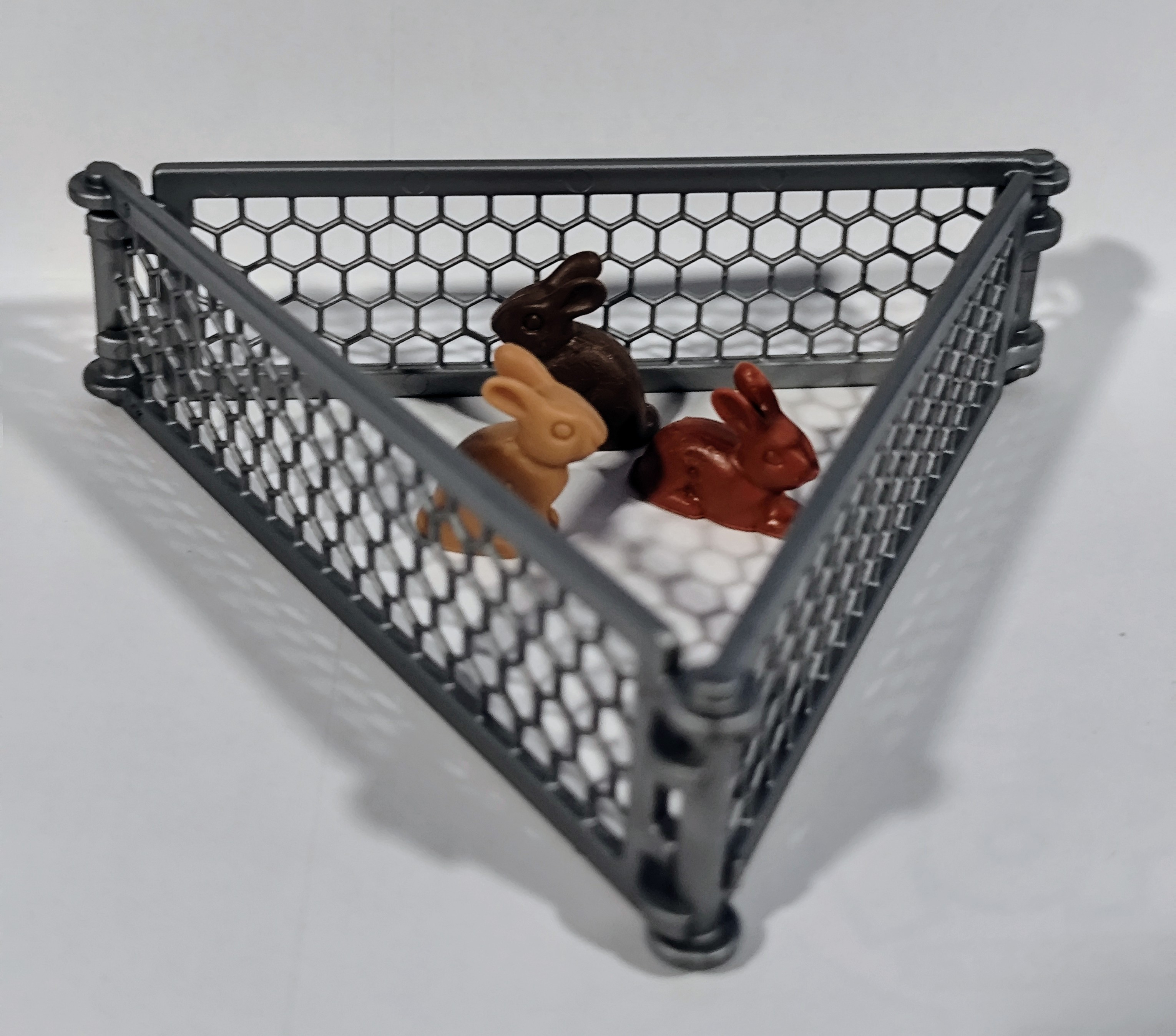 PLAYMOBIL CERCA DE 3 PAREDES PARA CONEJOS U OTROS ANIMALES - 10/4/21