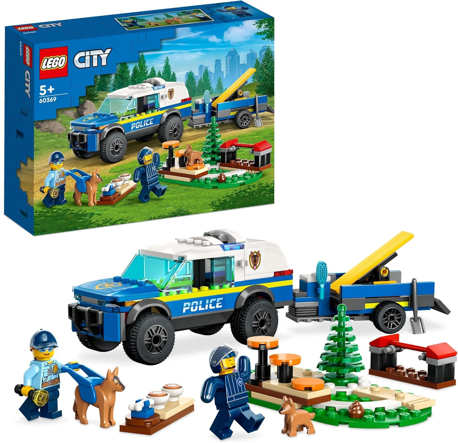 LEGO CITY - 60369 ENTRENAMIENTO MOVIL PERROS POLICIAS
