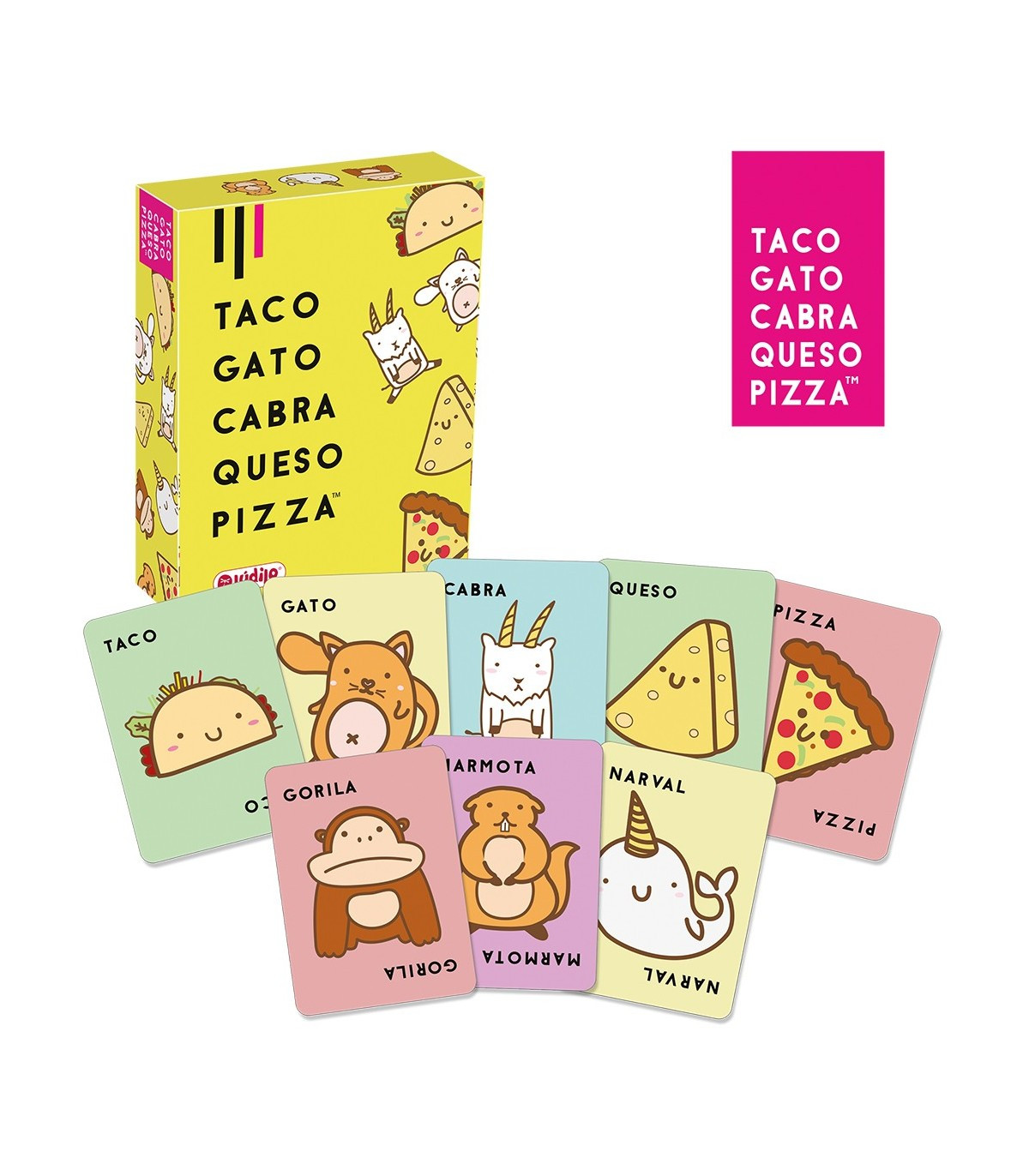 JUEGO DE MESA -TACO, GATO, CABRA, QUESO, PIZZA