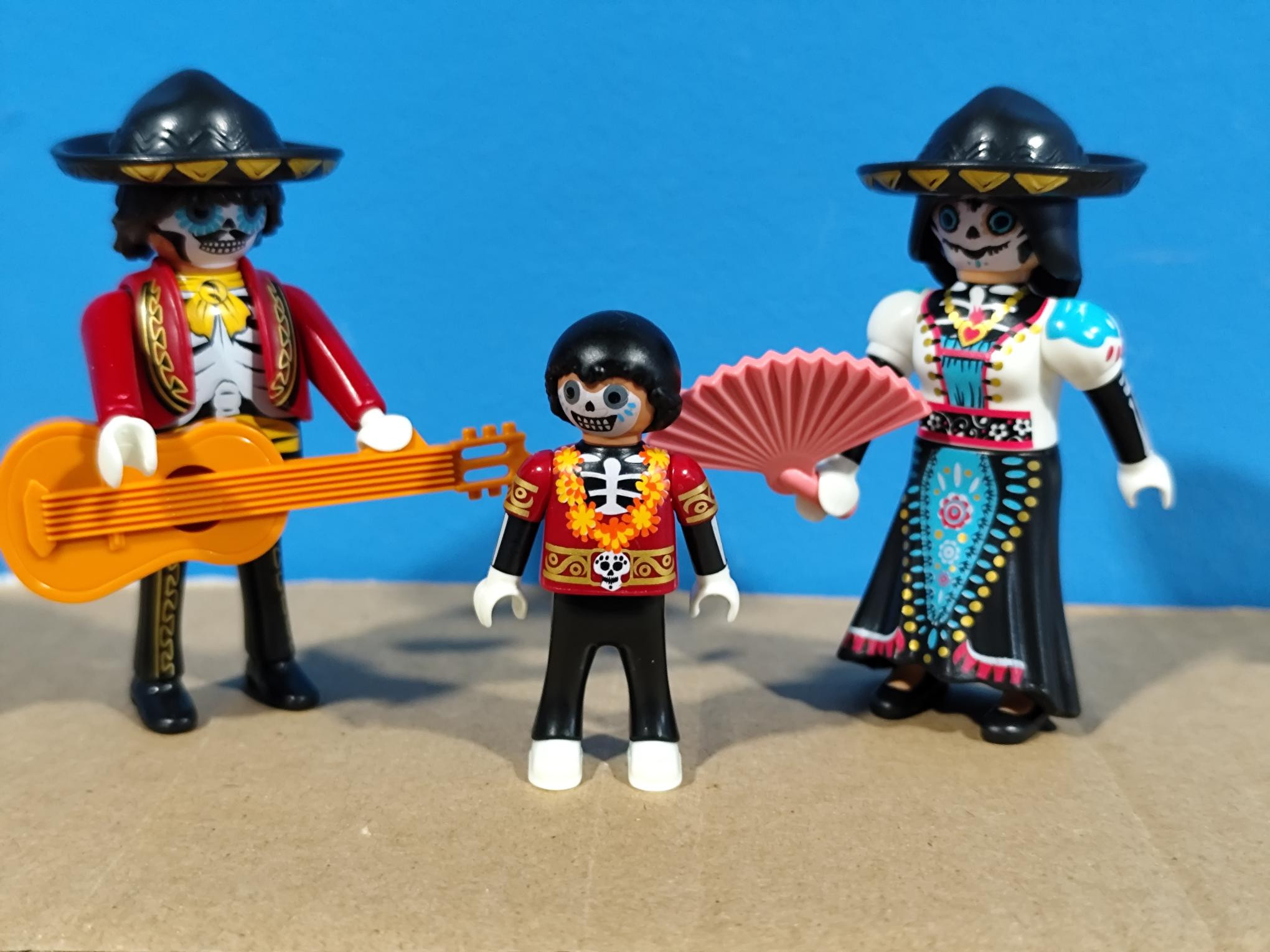 PLAYMOBIL FAMILIA DIA DE LOS MUERTOS 71646 , CATRINOS MEXICO - 14/10/16