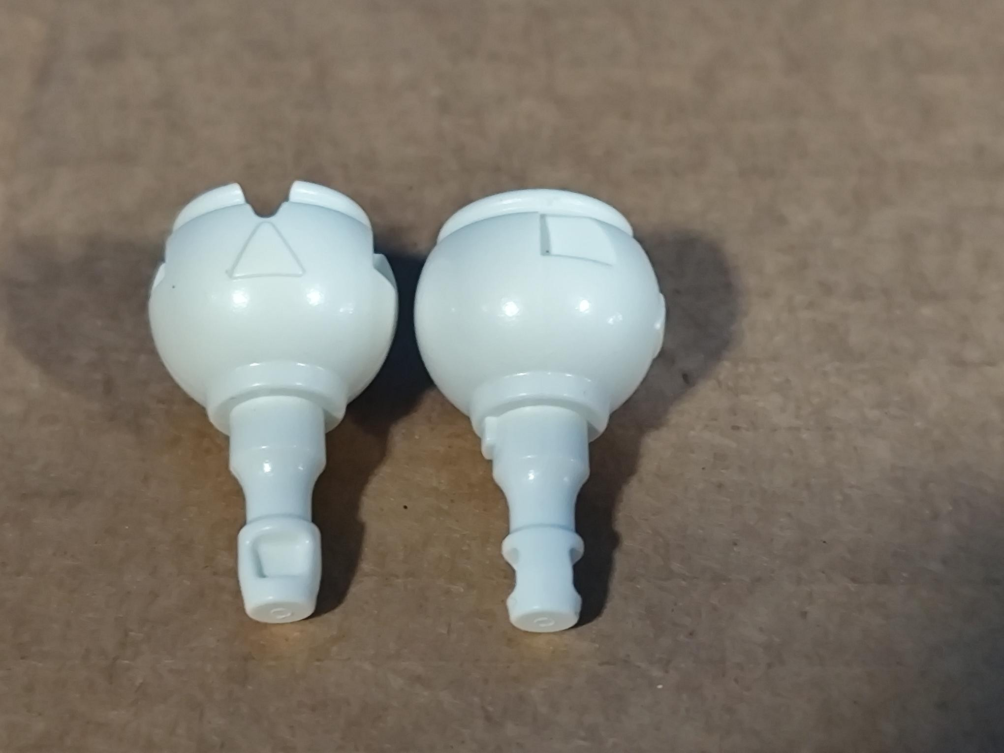 PLAYMOBIL 2X CABEZA BLANCA SIN OJOS - 9/11/21