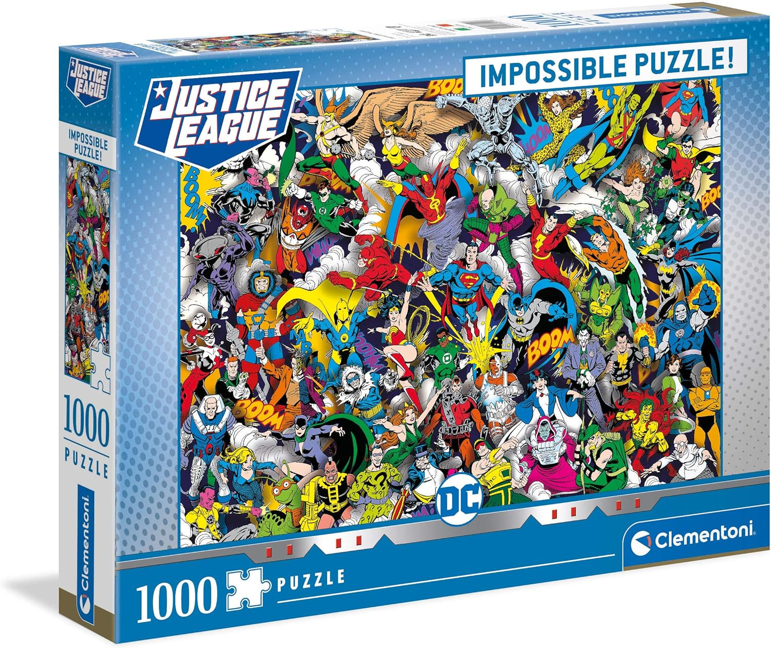 PUZZLE CLEMENTONI - IMPOSSIBLE PUZZLE JUSTICE LEAGUE 1000 PIEZAS