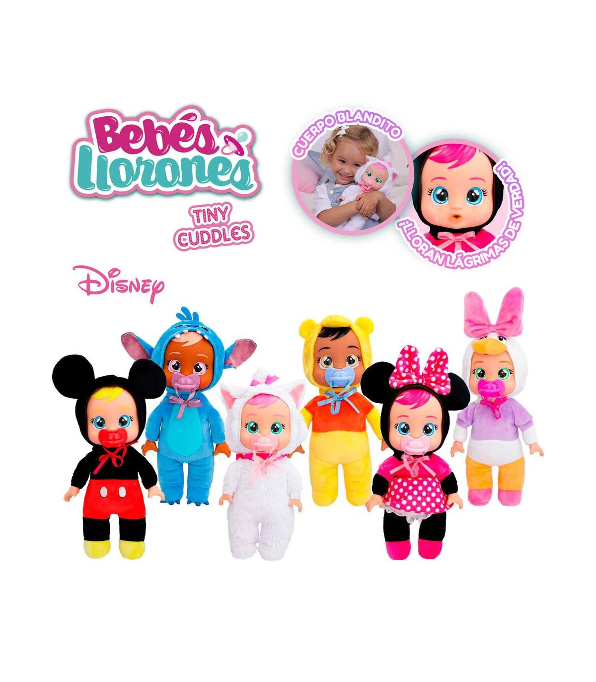 BEBE LLORONES DISNEY - PRECIO UNIDAD