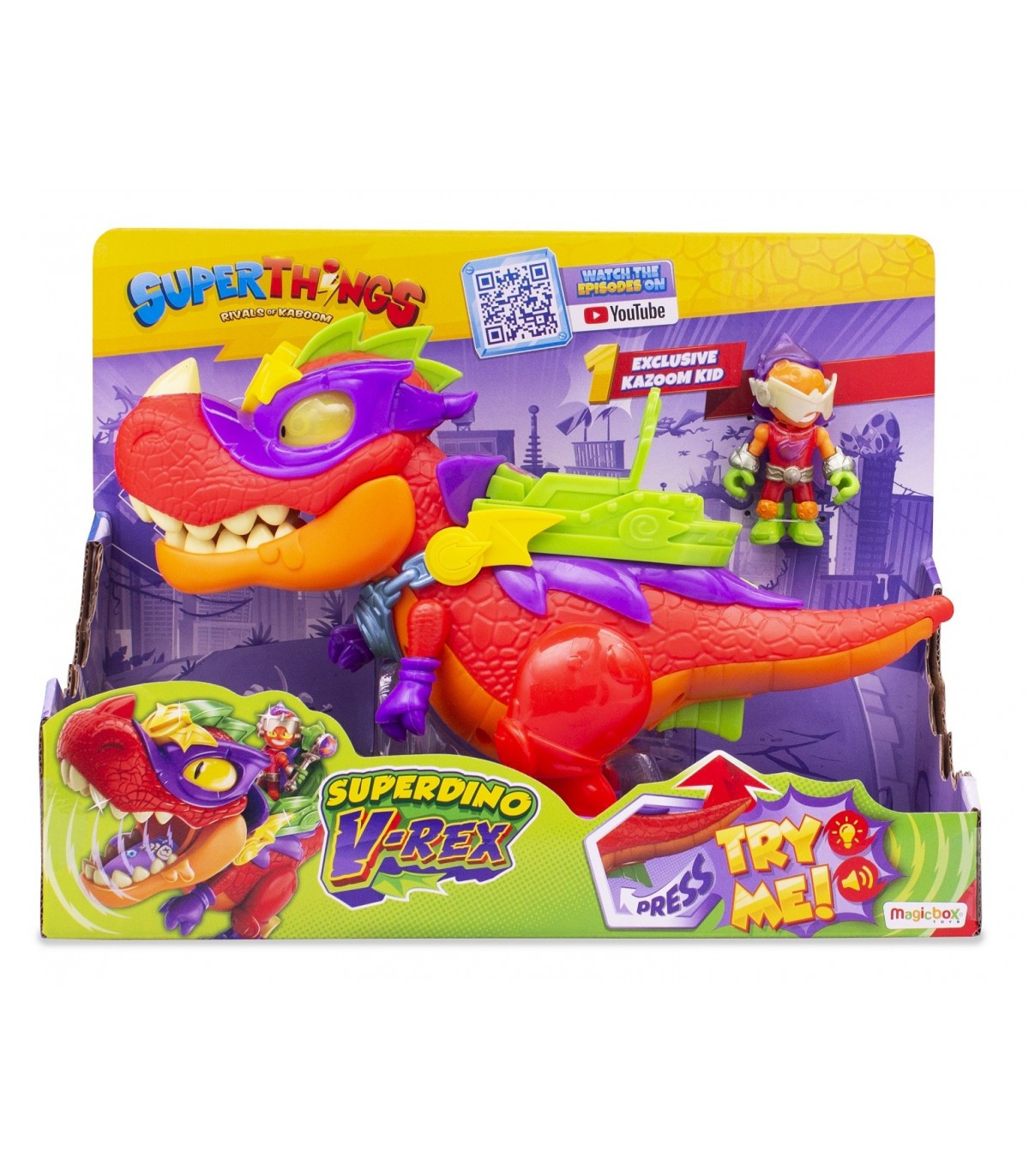SUPERDINO V-REX SUPERTHINGS RESCUE FORCE