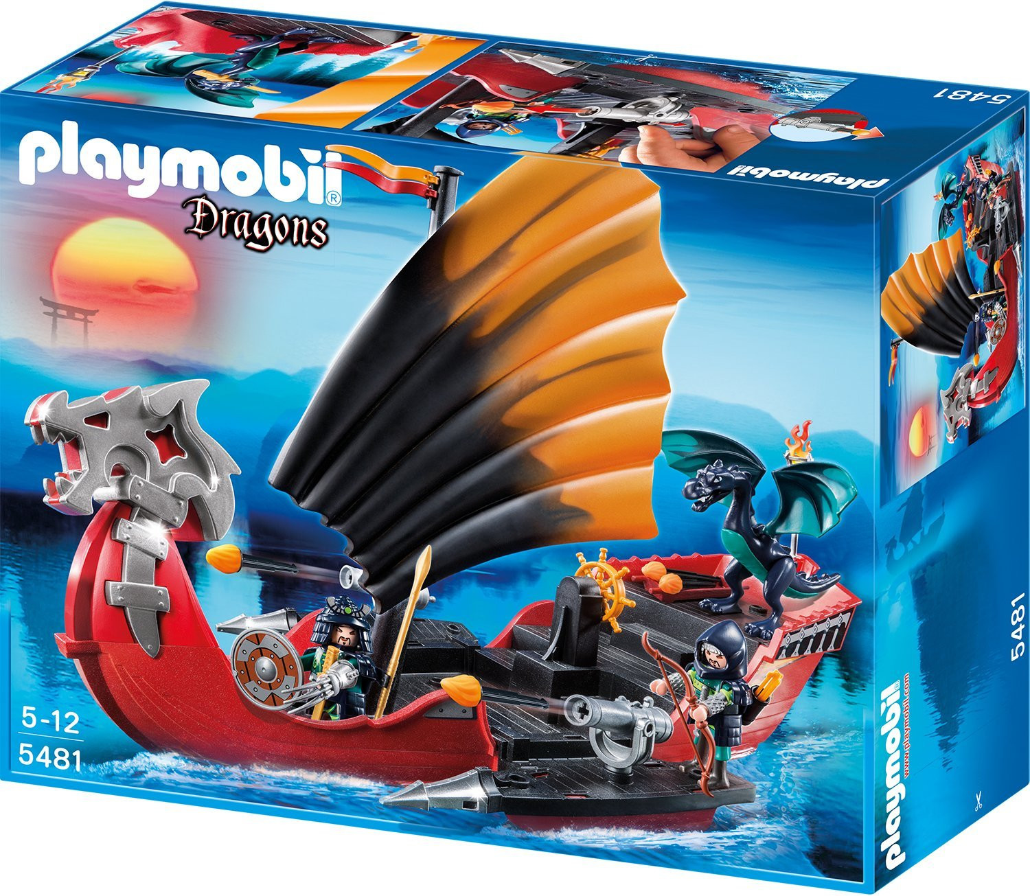 PLAYMOBIL 5481 BARCO SAMURAI