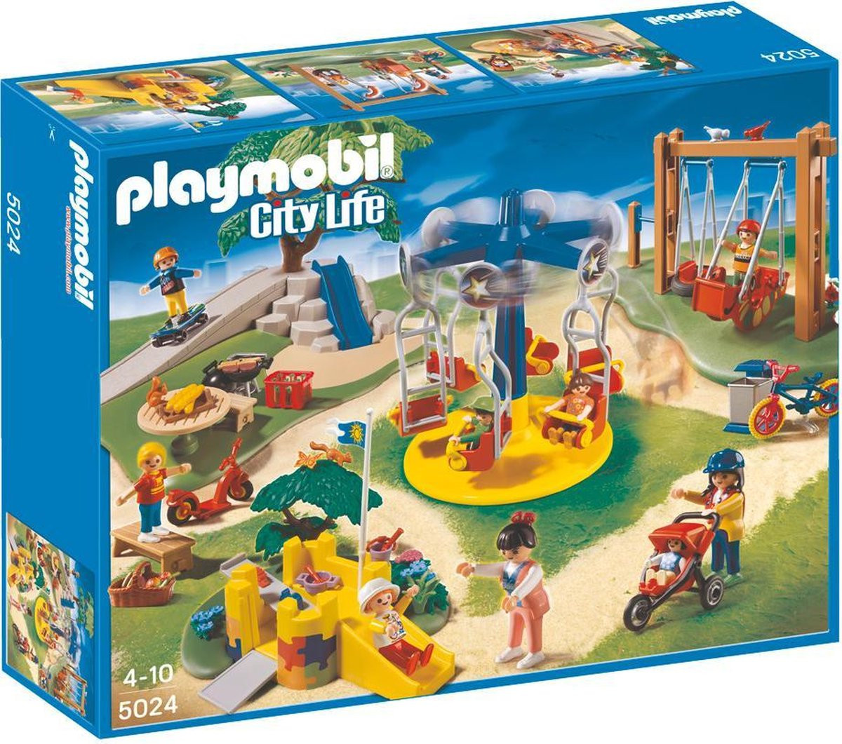 PLAYMOBIL 5424 PARQUE INFANTIL GRANDE CON CARRUSEL
