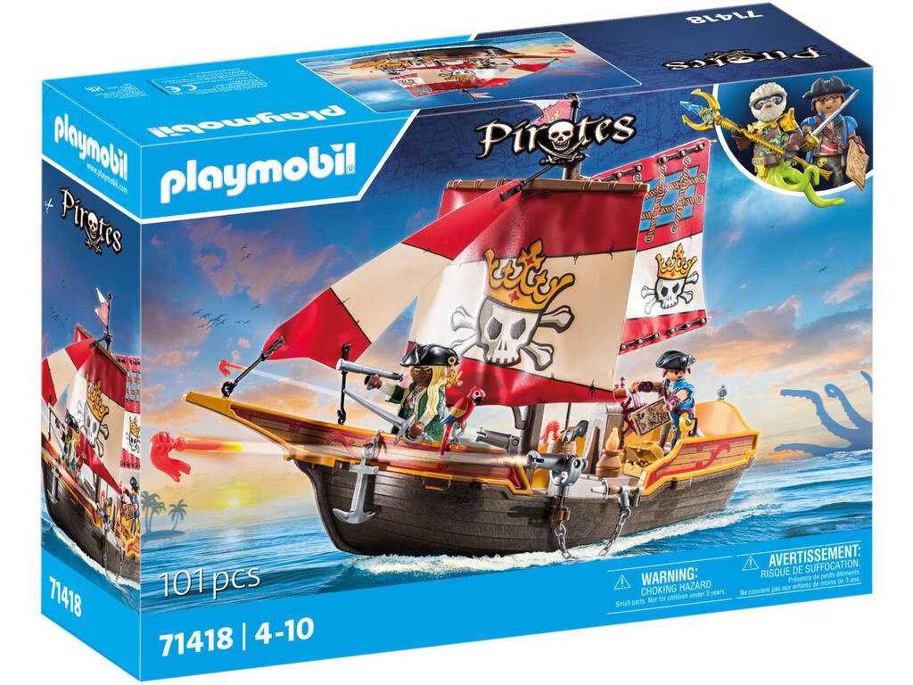 PLAYMOBIL 71418 GOLETA PIRATA