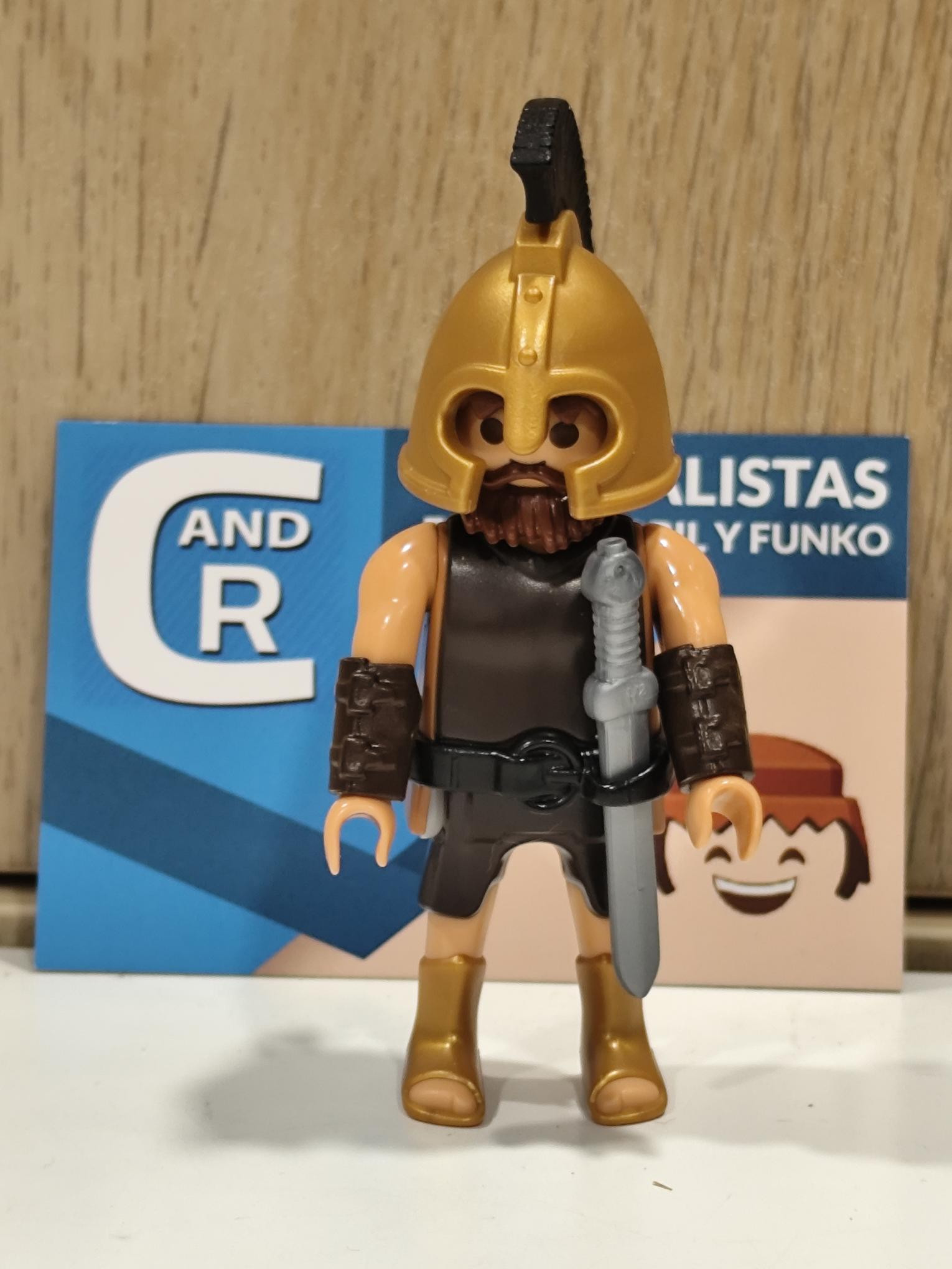 PLAYMOBIL GUERRERO ROMANO/ GRIEGO DE ELITE CON ESPADA - 31/1/25