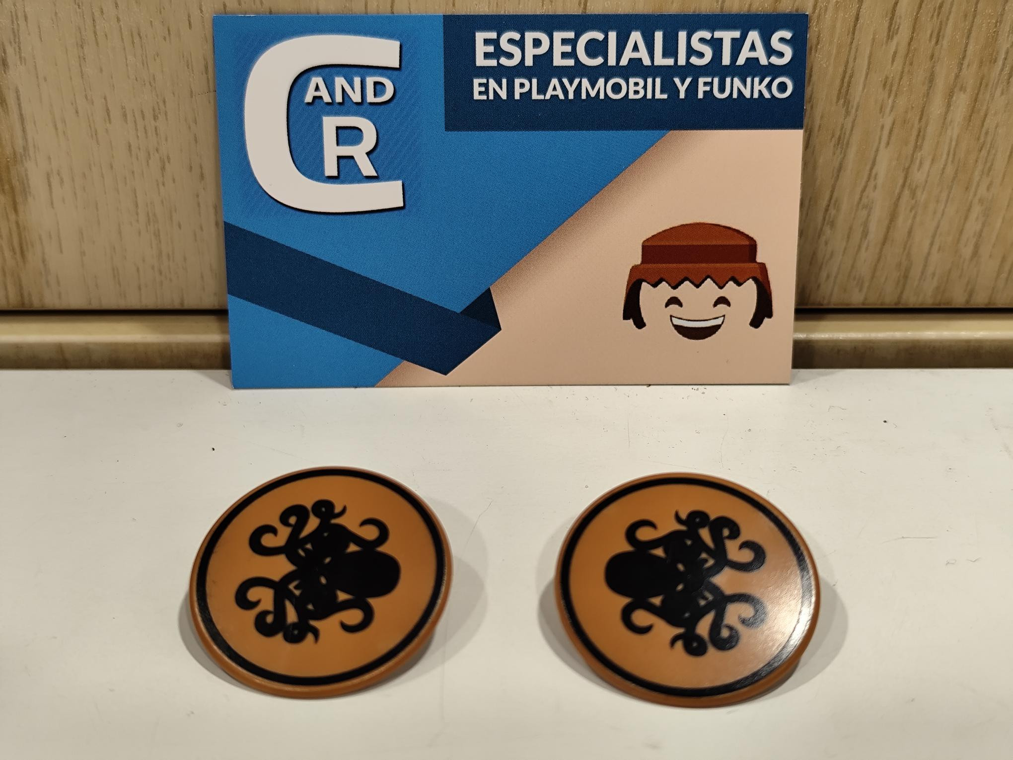 PLAYMOBIL 2X ESCUDO GRIEGO PULPO - 29/1/25