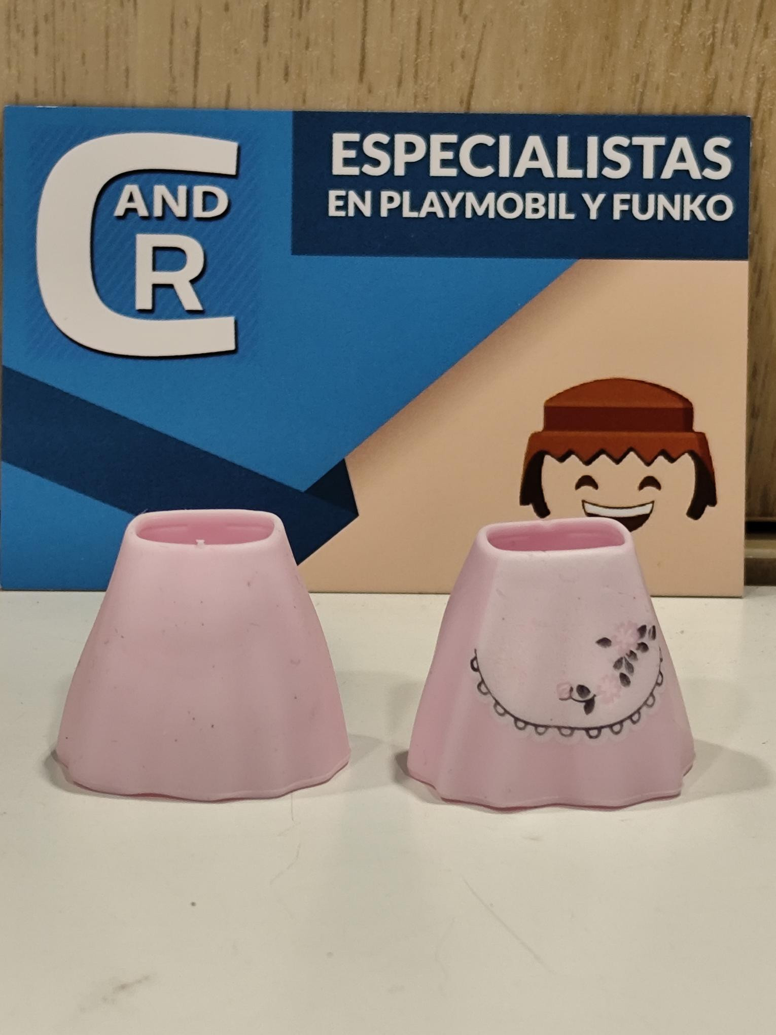 PLAYMOBIL 2X FALDA ROSA LARGA - 29/1/25