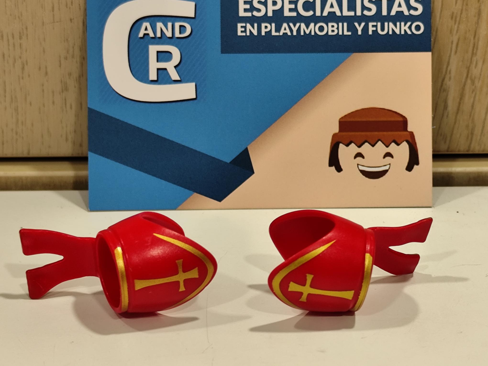 PLAYMOBIL 2X GORROS CURA , SACERDOTE - 29/1/25