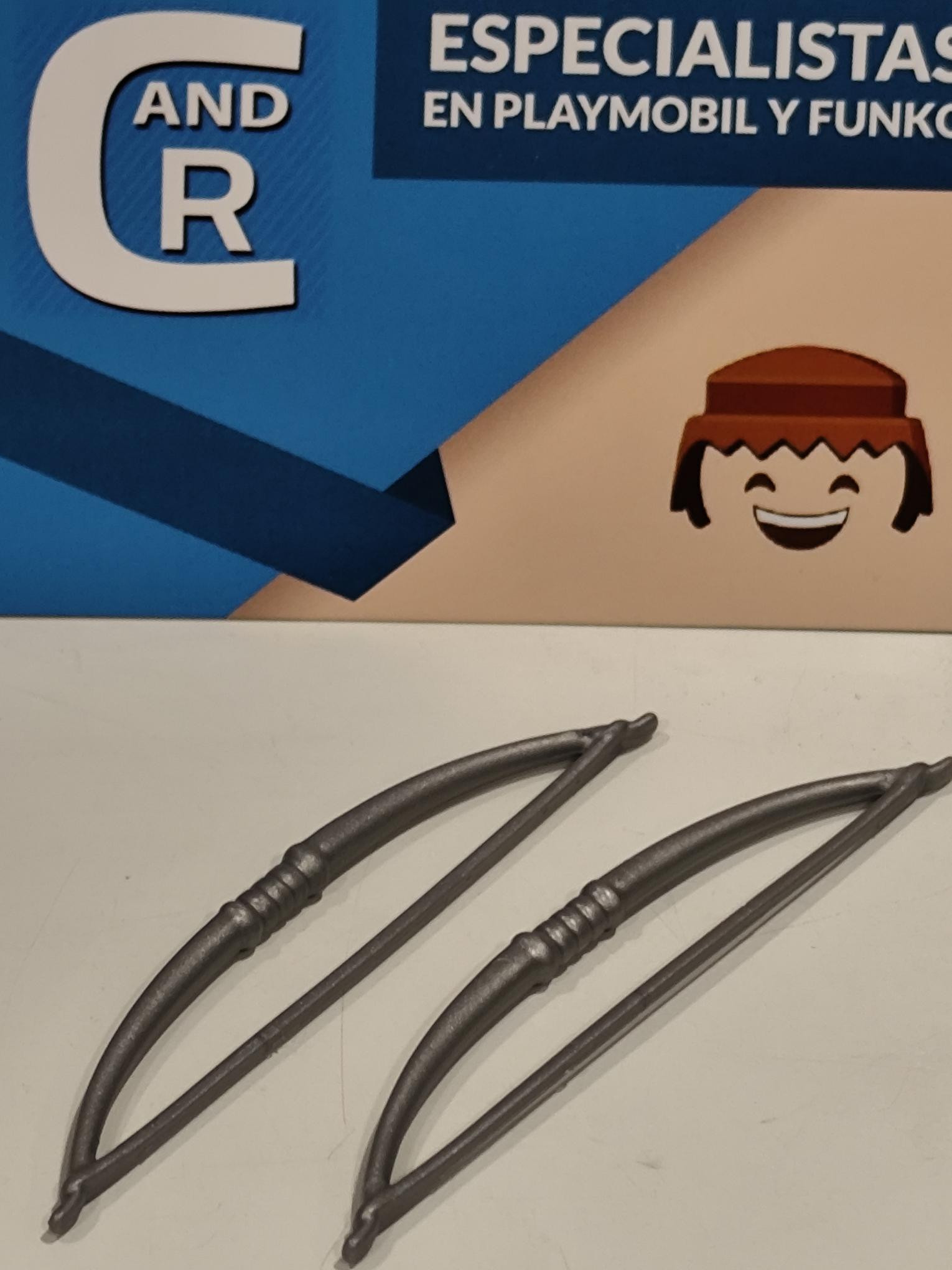 PLAYMOBIL 2X ARCO LARGO GRIS - 29/1/25