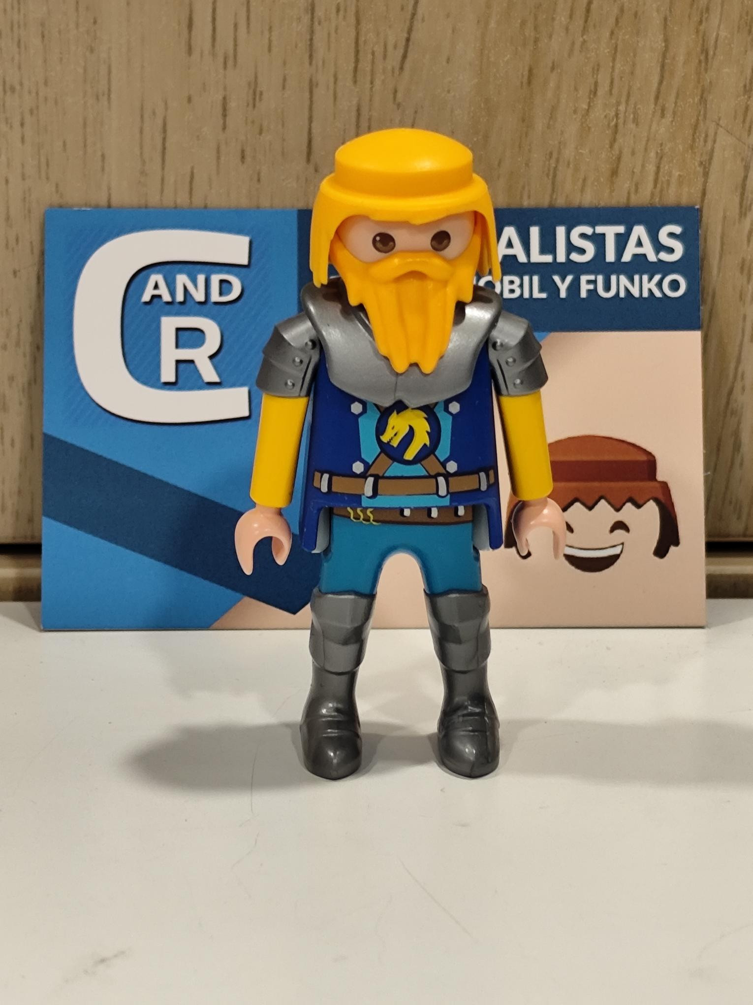PLAYMOBIL FIGURA GUERRERO NOVELMORE RUBIO - 29/1/25