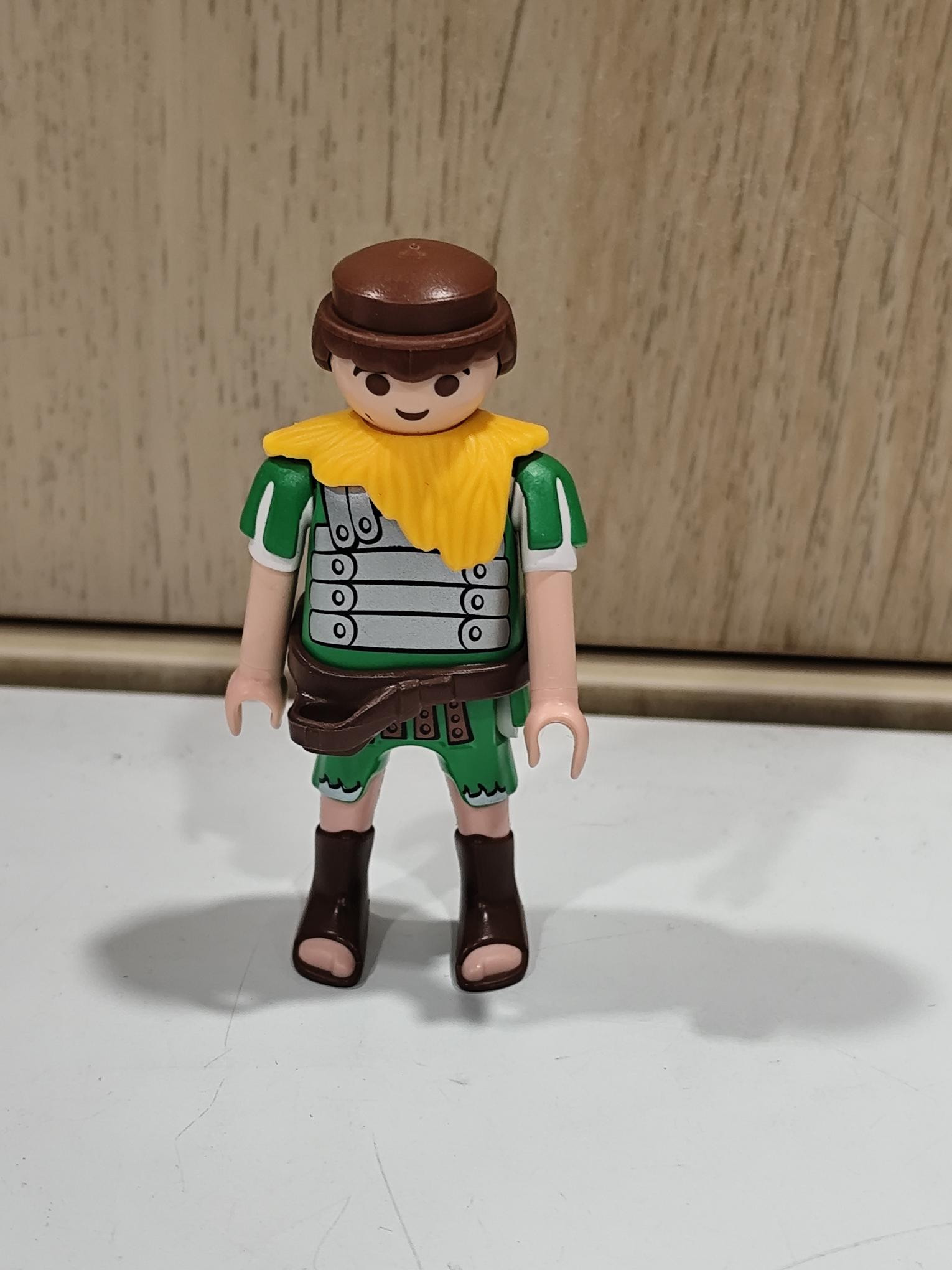 PLAYMOBIL FIGURA SOLDADO ROMANO VERDE ASTERIX 2 CARAS - 10/11/18