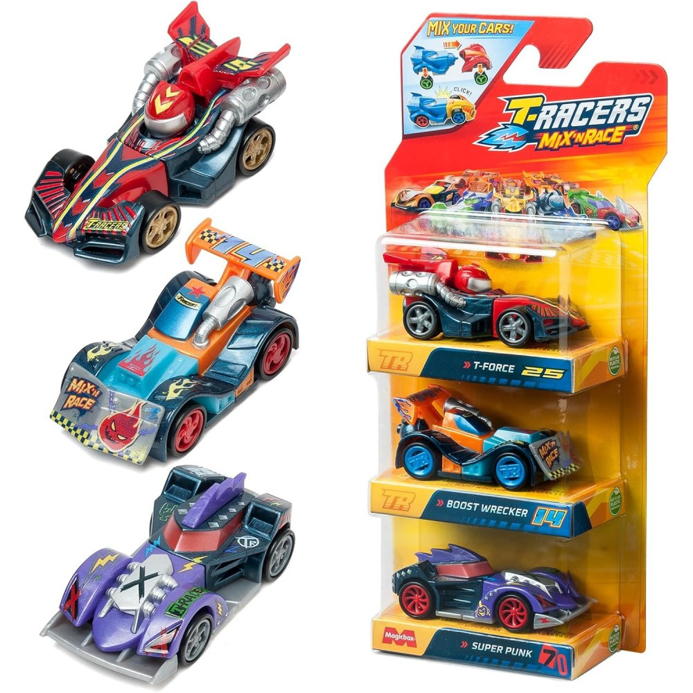 T-RACERS THREE PACK SURTIDO