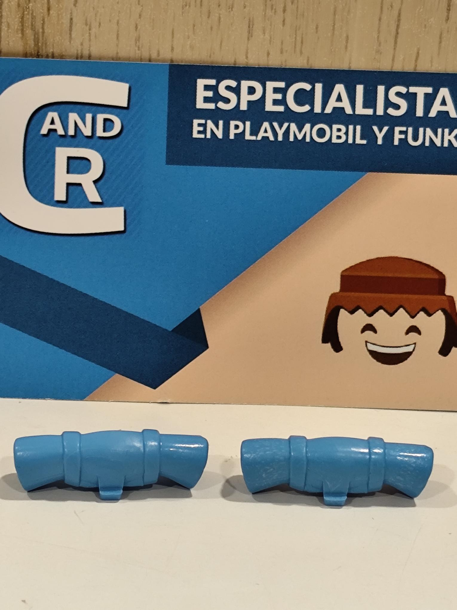 PLAYMOBIL 2X MANTA CABALLO AZUL - 10/11/18