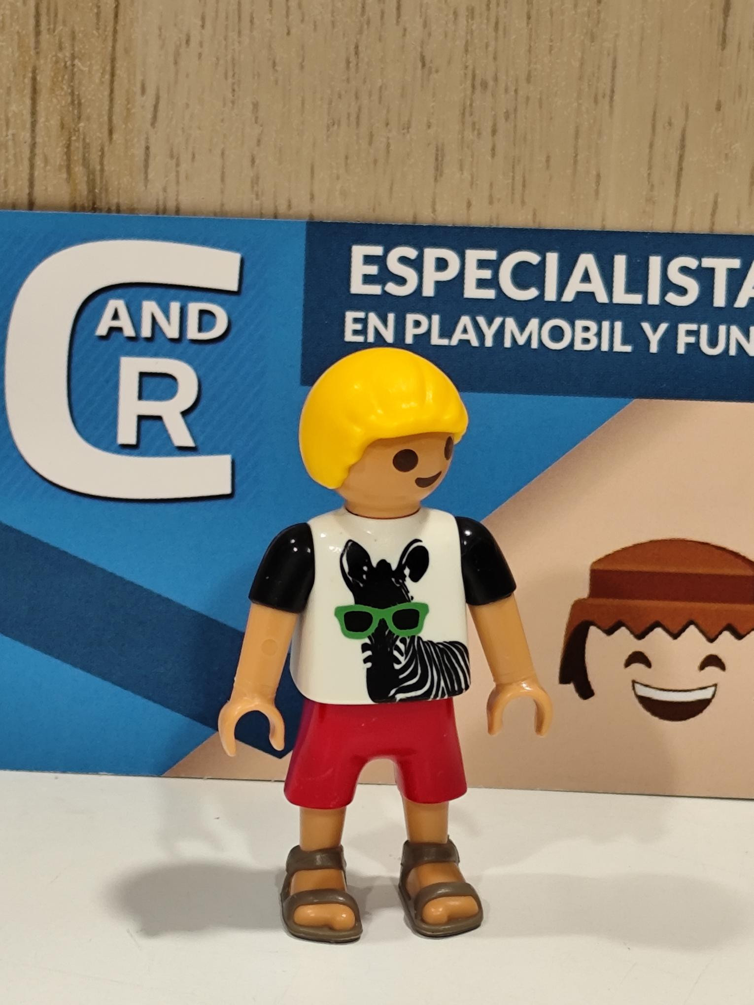 PLAYMOBIL NIÑO CON CEBRA EN CAMISETA - 10/11/18