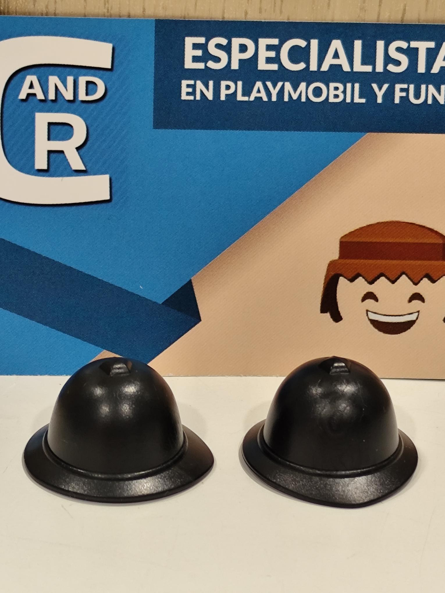 PLAYMOBIL 2X GORRO BOBBY INGLES - 10/11/18