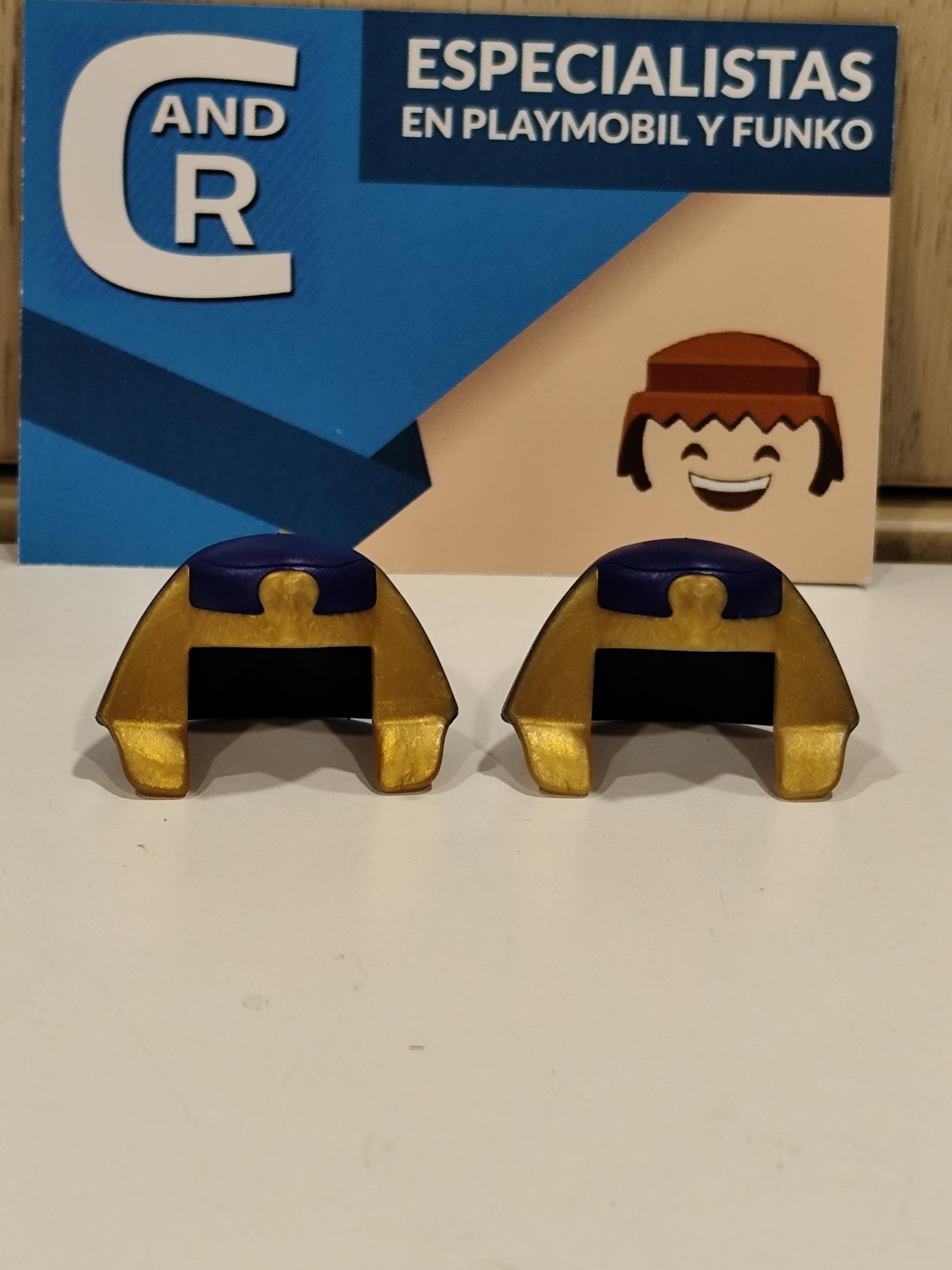 PLAYMOBIL 2X GORRO PARA SACERDOTE EGIPCIO , EGIPTO - 10/11/18
