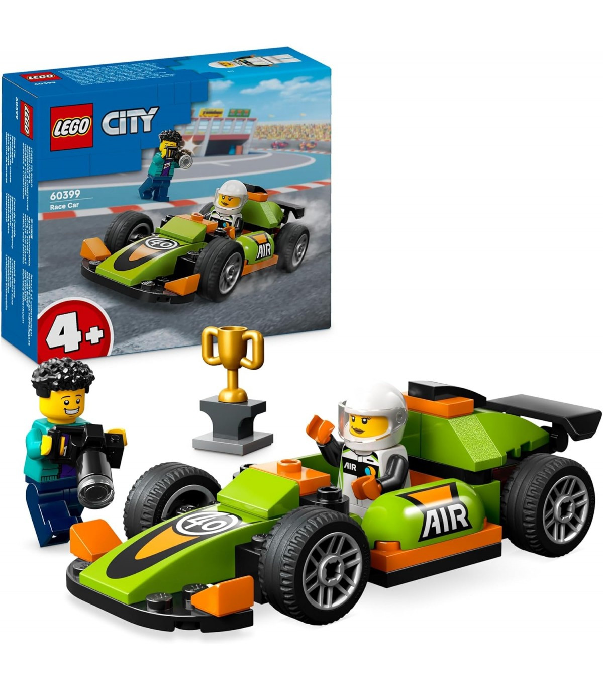 LEGO CITY 60399 DEPORTIVO DE CARRERAS VERDE