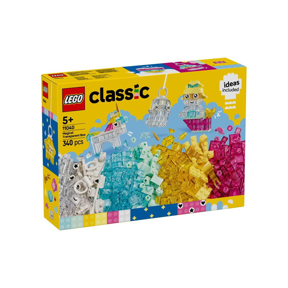 LEGO CLASSIC 11040- CAJA DE MAGIA TRANSPARENTE
